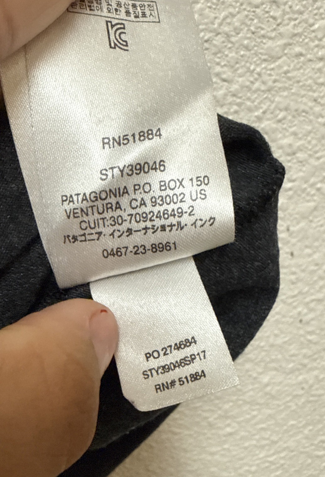 Patagonia Live Simply "Spork" T-shirt Men's Gray Short Sleeve 39046 Sz S gallery