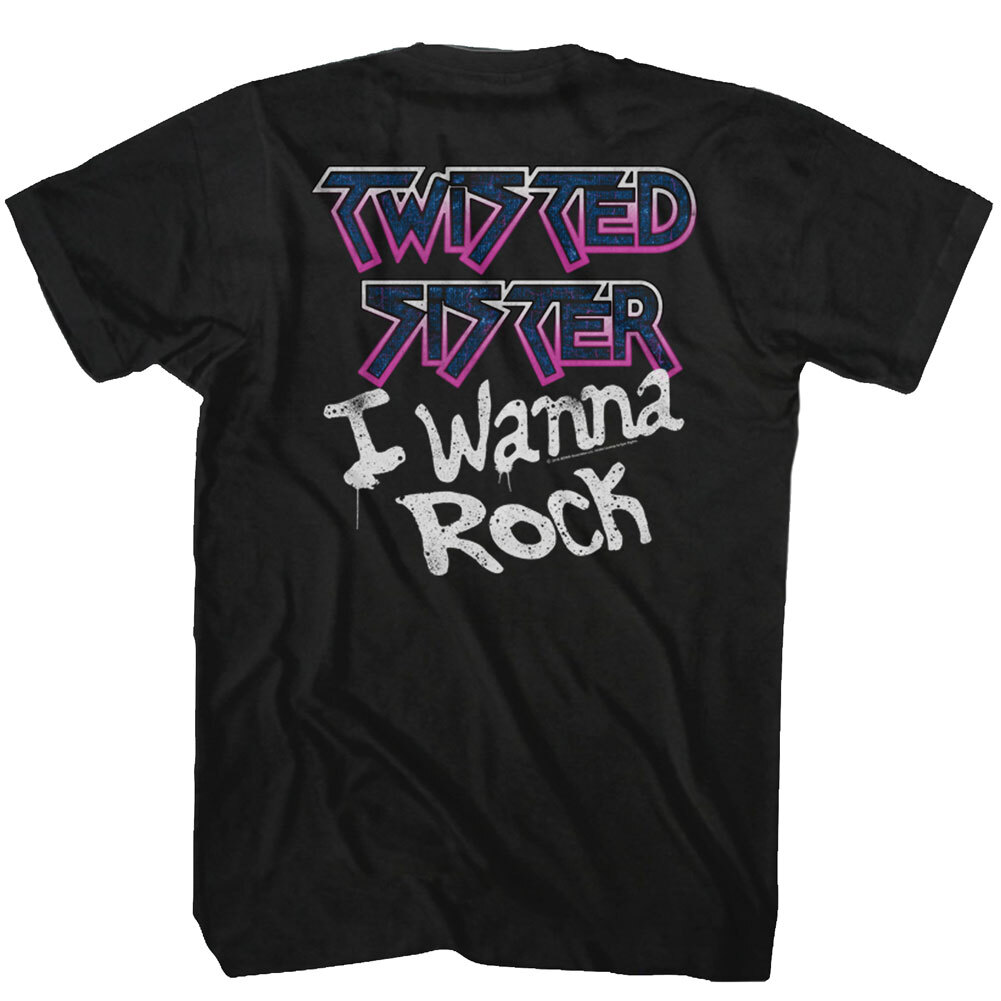 Twisted Sister I Wanna Rock Album Men's T Shirt 70's Metal Band Music Merch gallery