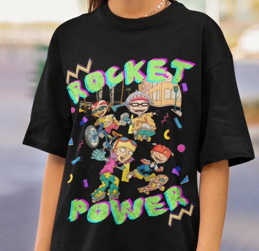 Rocket Power vintage 90's retro y2k tee -100% Cotton Unisex tee gallery