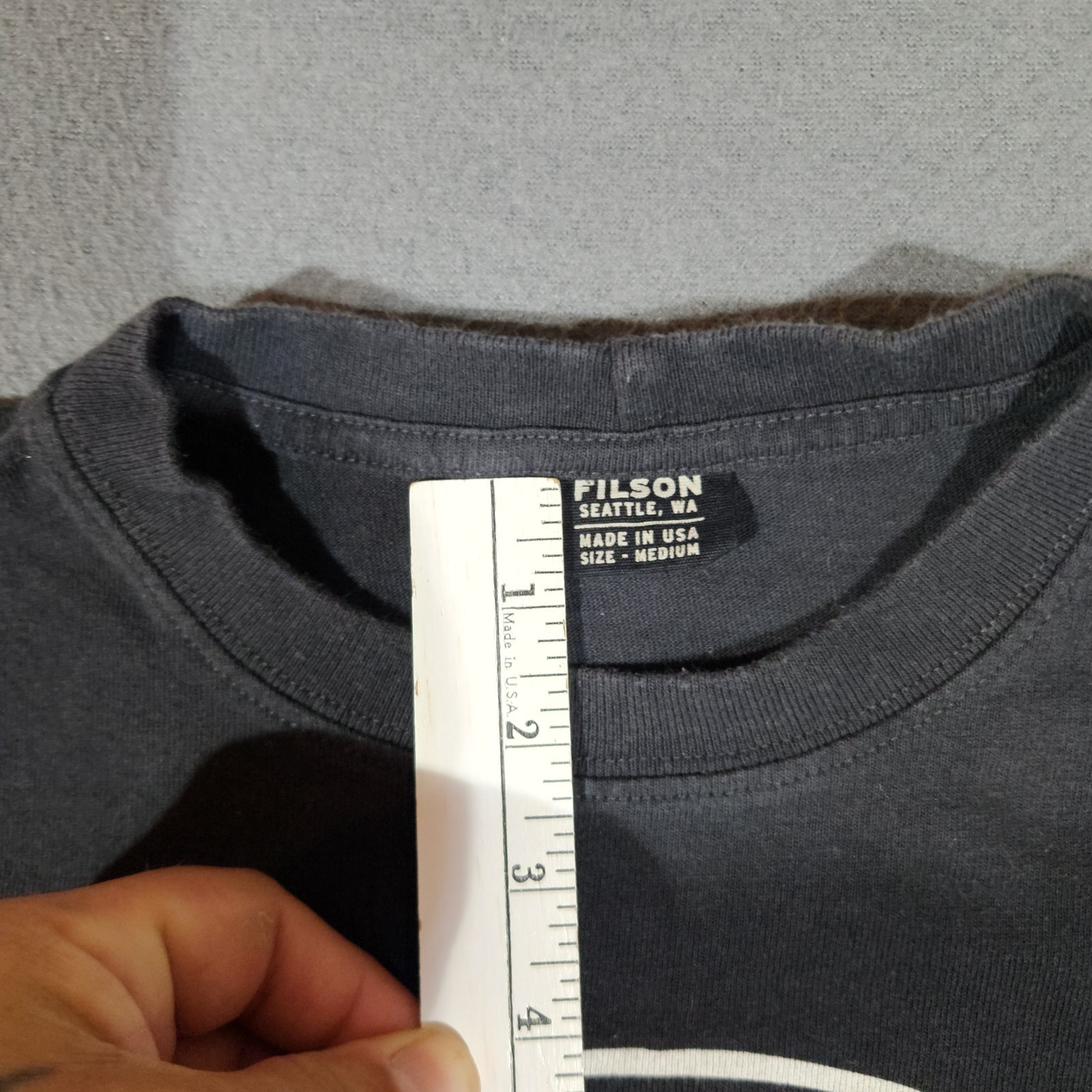Mens Filson Popeye Graphic Shirt Size Medium Black Short-Sleeve gallery
