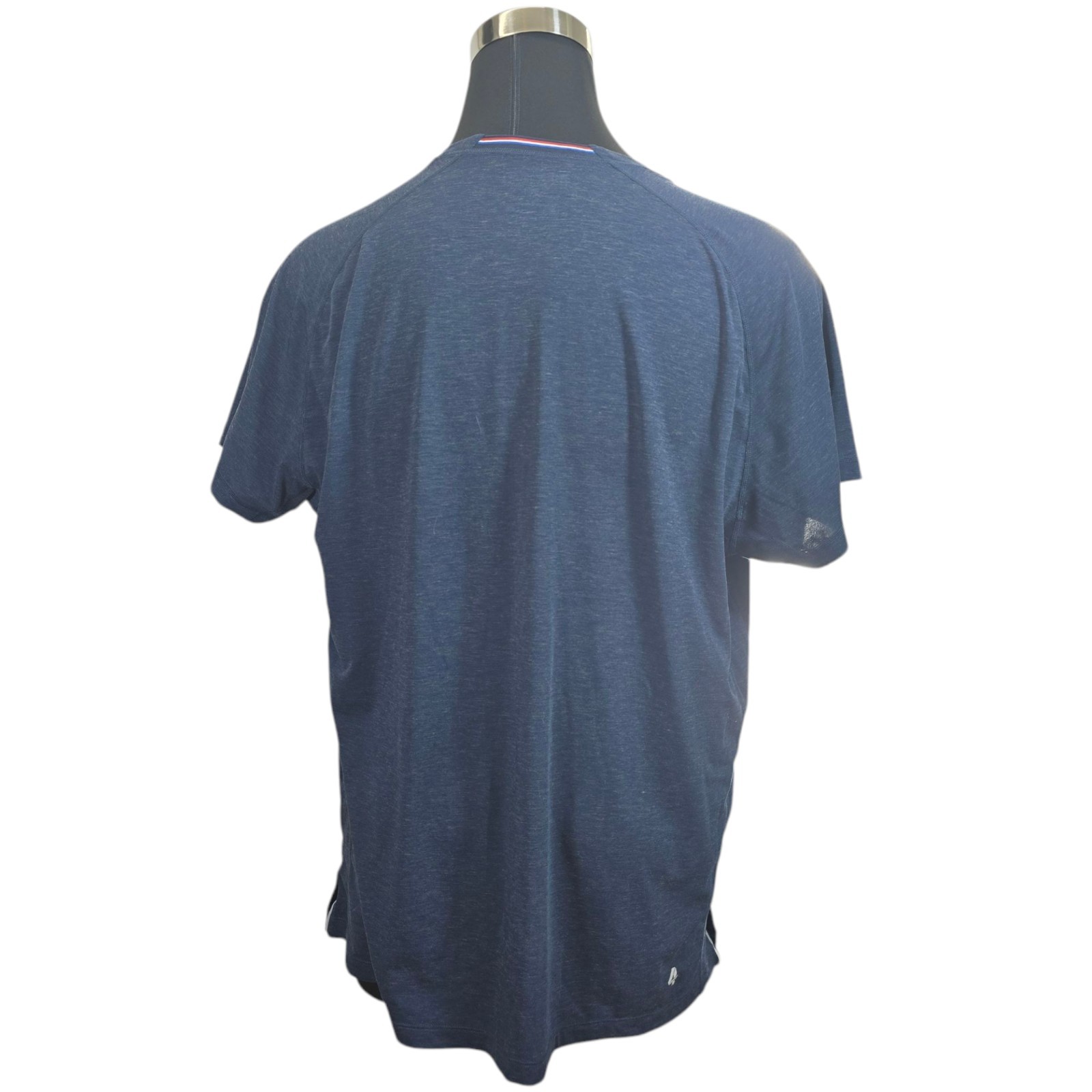 Four Laps Shirt Men’s Navy Blue Performance Wool Blend Level Tech Tee Size XXL gallery