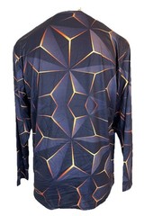 Men’s Multicolor Unbranded Casual Stretch Shirt. 3XL. 95% Polyester/ 5% Elastane
