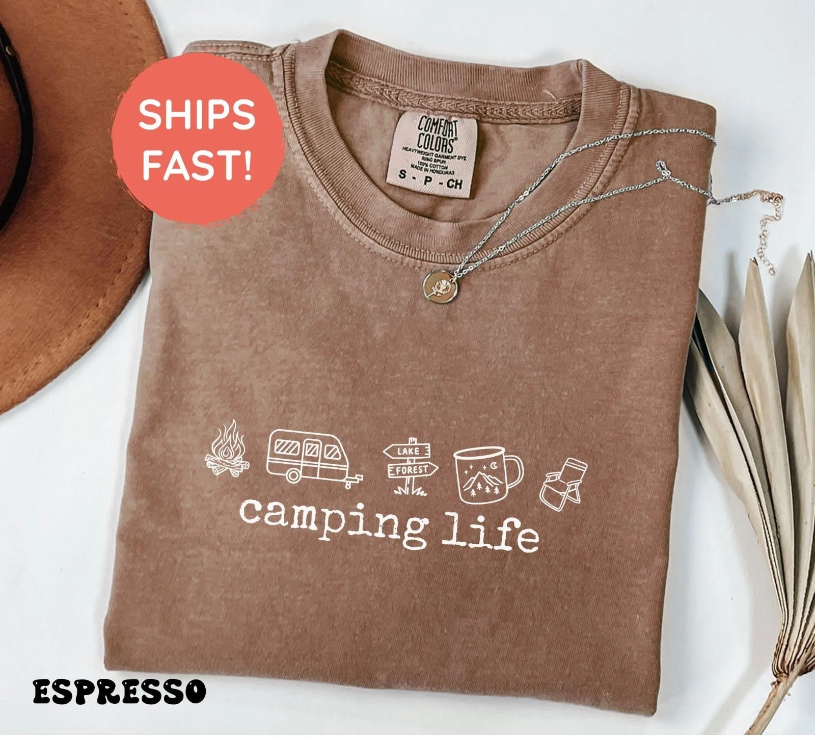 Camping Life Shirts, Camping Shirt, Camper Shirt, Happy Camper T-Shirt gallery