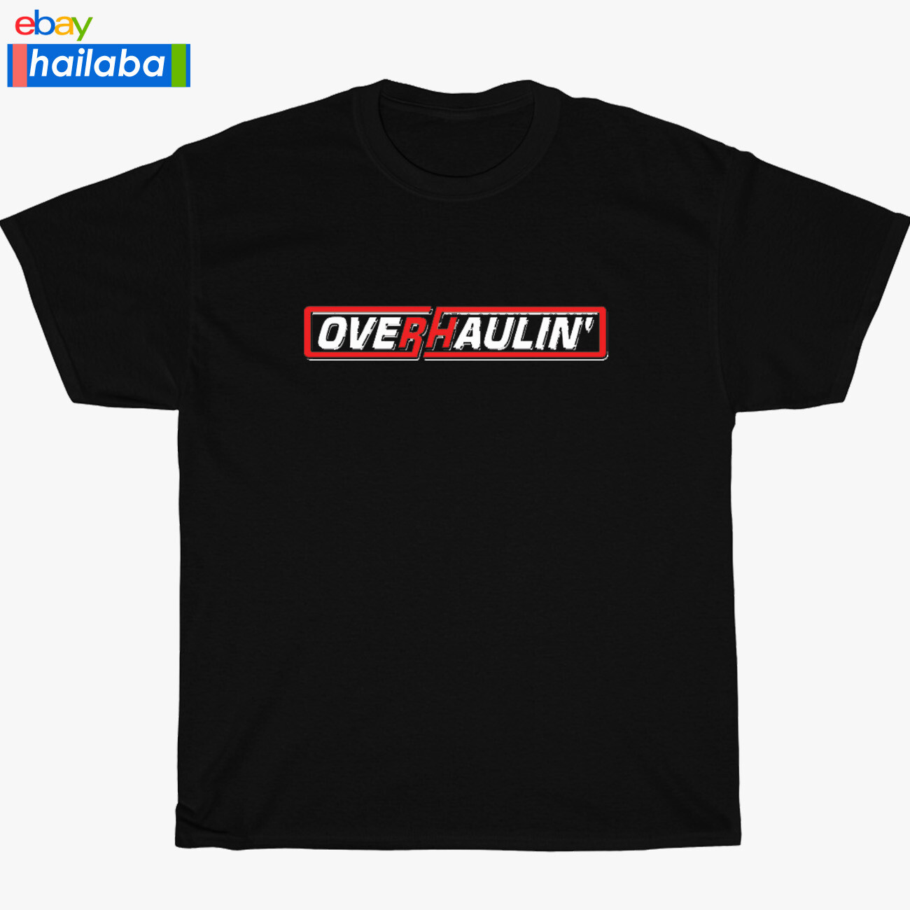 New Overhaulin Logo Black/Navy/Sport Grey/White Men's T-Shirt S-5XL gallery