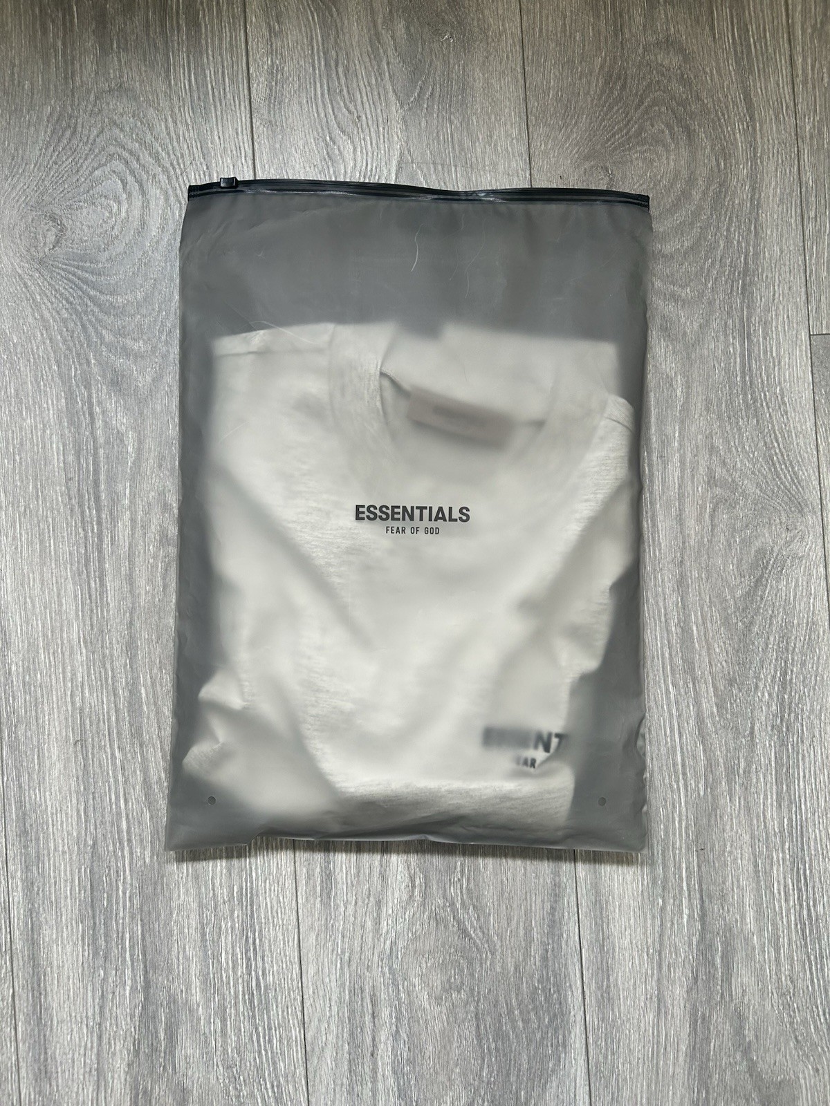 NWT, Size XS | Essentials Fear of God light oatmeal tee gallery