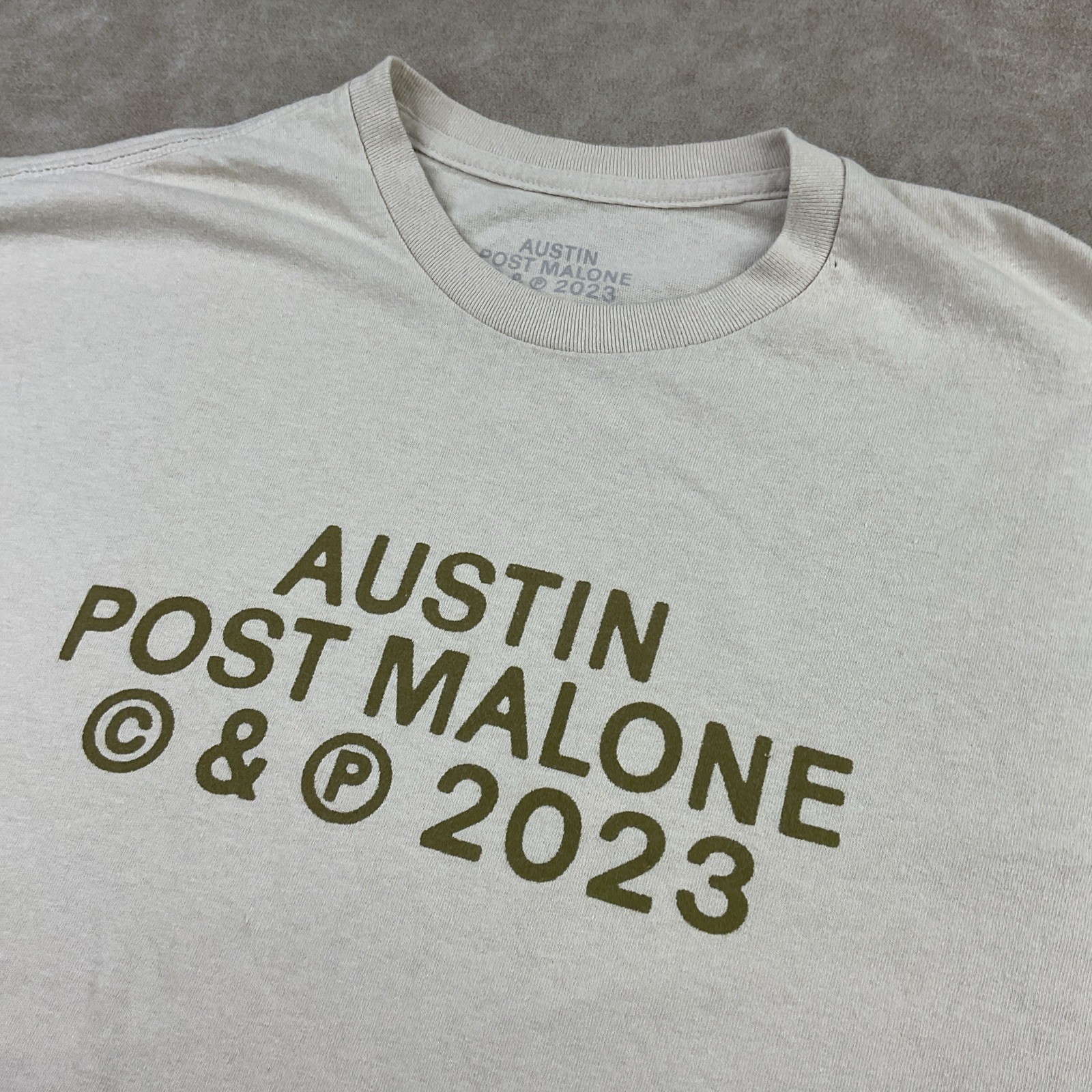 Post Malone T-Shirt Sz 2XL Austin 2023 Tour If Y’all Weren’t Here I’d Be Crying gallery