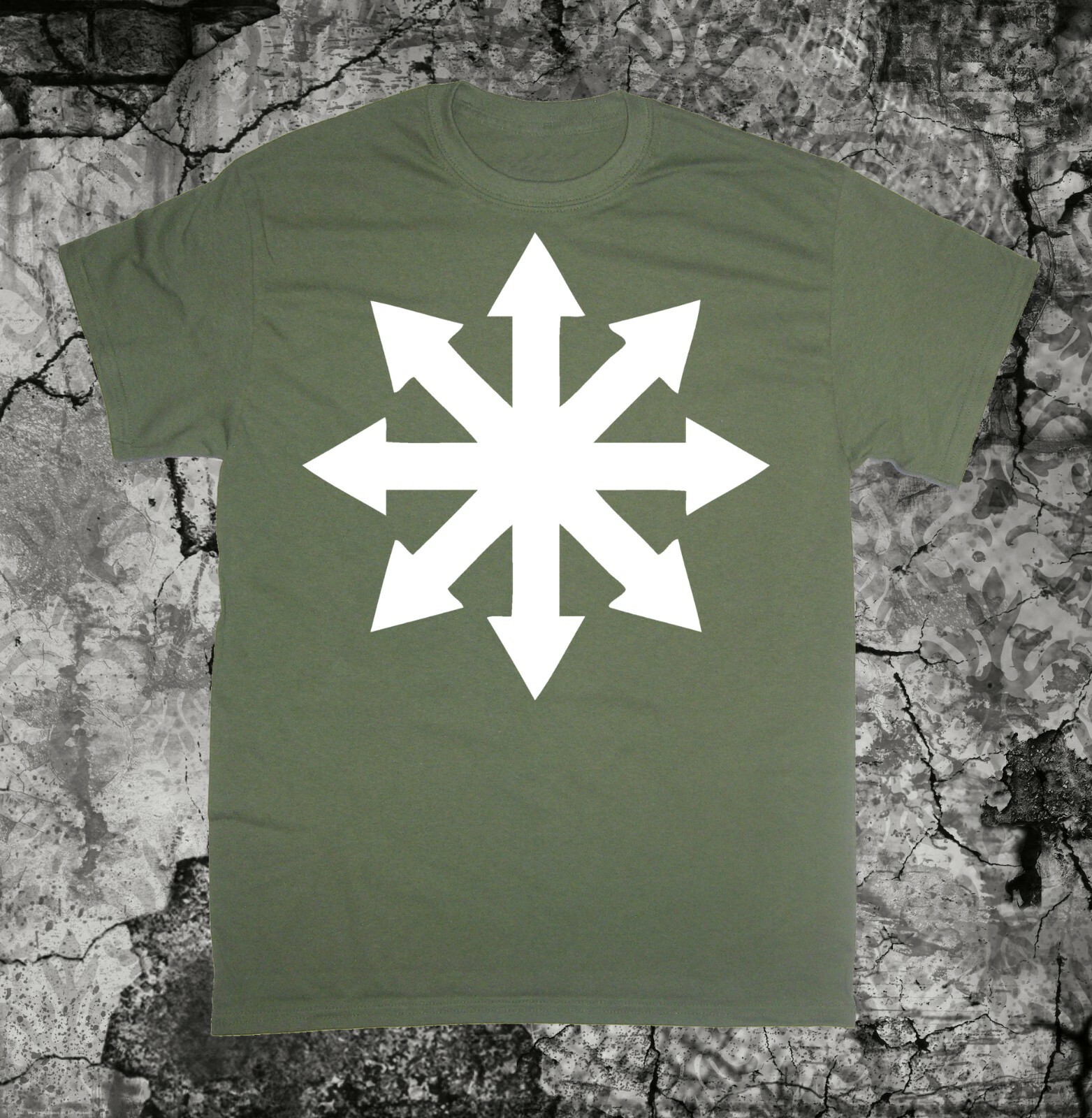 Chaos Symbol Shirt - Occult pentacle star Punk Metal grunge gothic of cross gallery