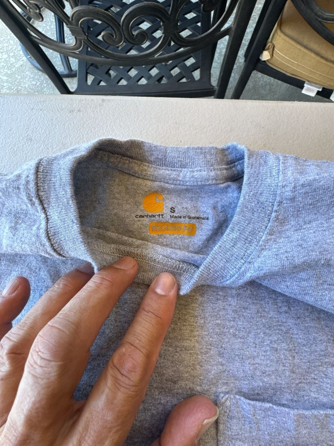 Carhartt Men's Relaxed Fit Sleeveless Pocket T-Shirt Heather Gray gallery