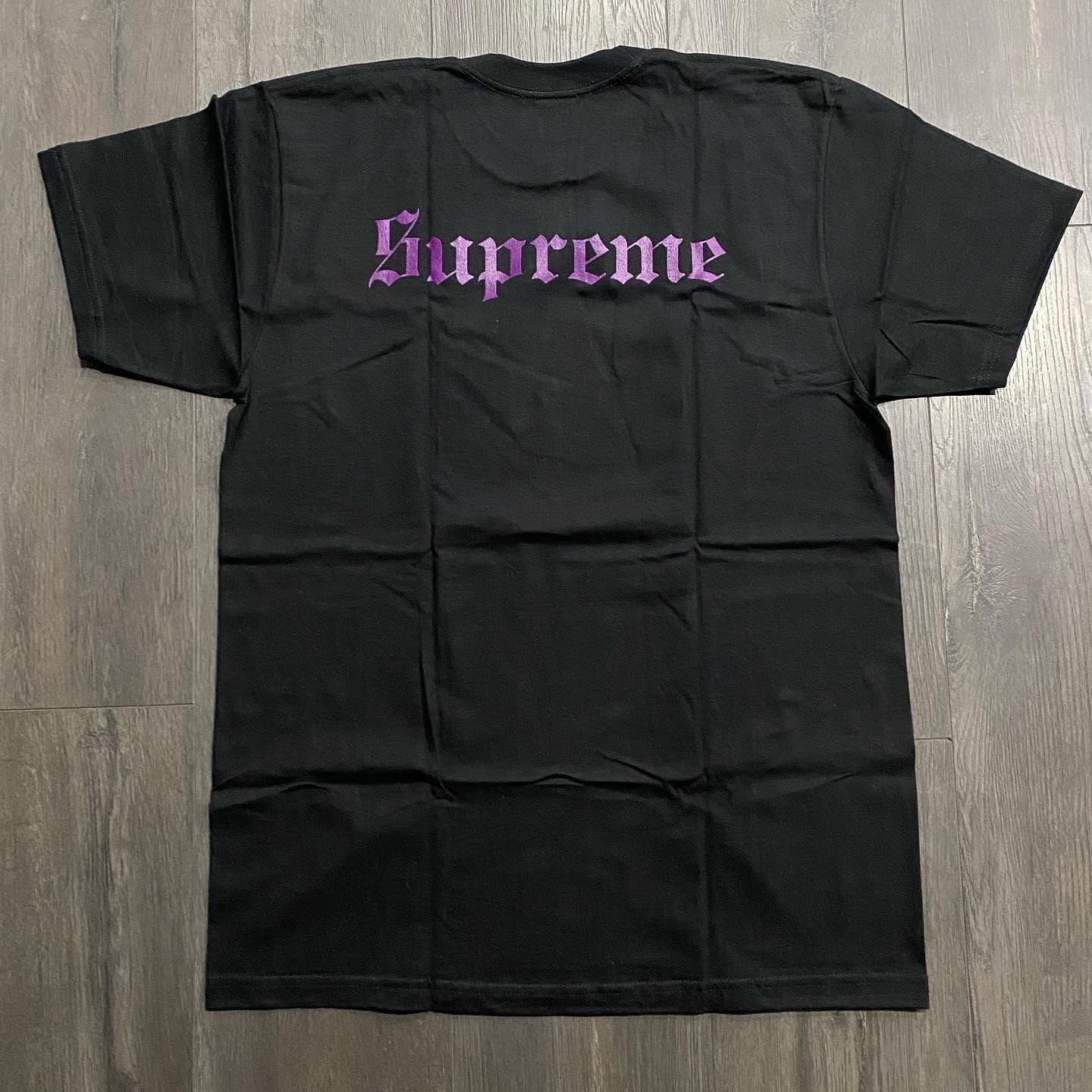 NWOT Supreme Black Sabbath Tome Large T-Shirt Black SS16 Band Tee Ozzy Osbourne gallery