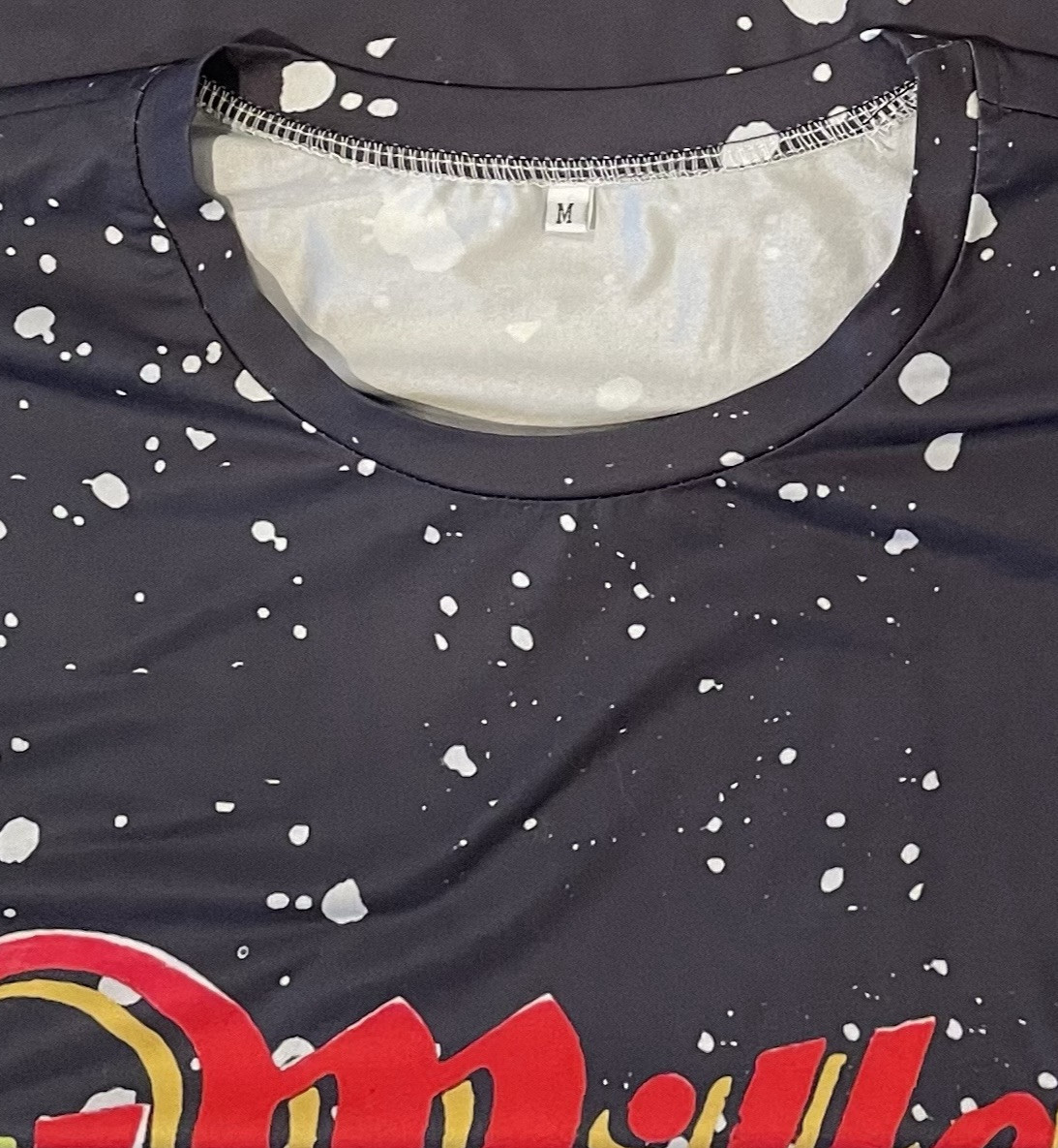 Miller High Life T-Shirt Size M - Medium Racing Race Car Beer Stretch gallery