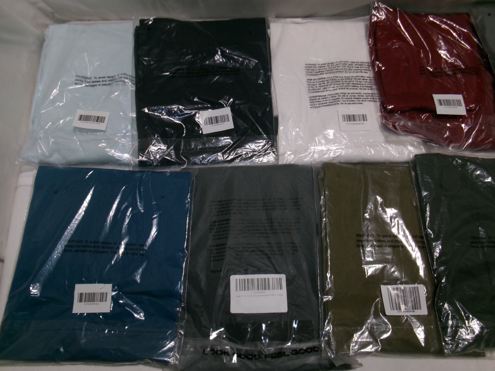True Classic Crew Neck Short Sleeve Tees Assorted Sizes & Colors gallery