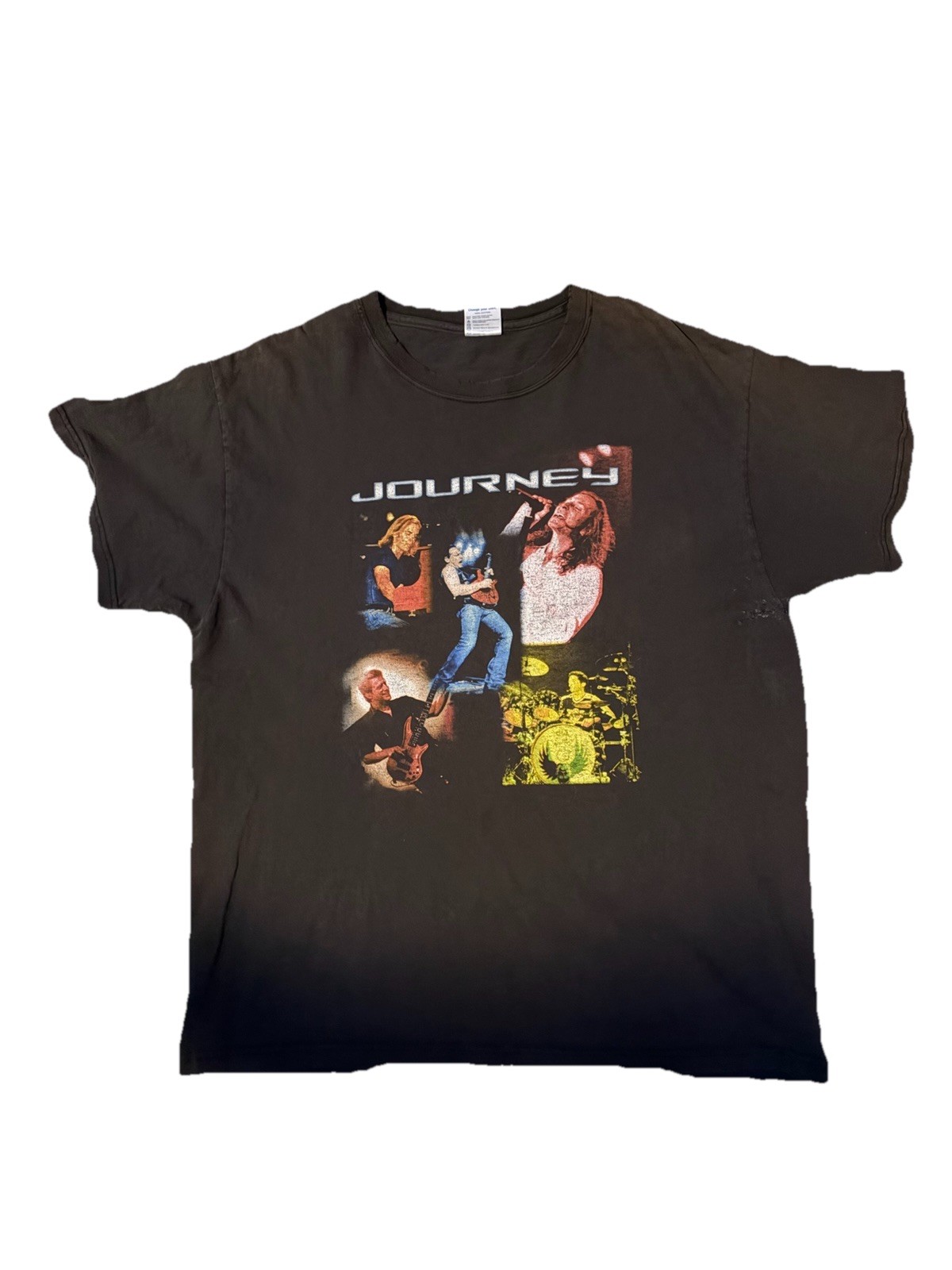 Men’s Vintage 2001 Delta Journey Tour Band T Shirt Size L gallery