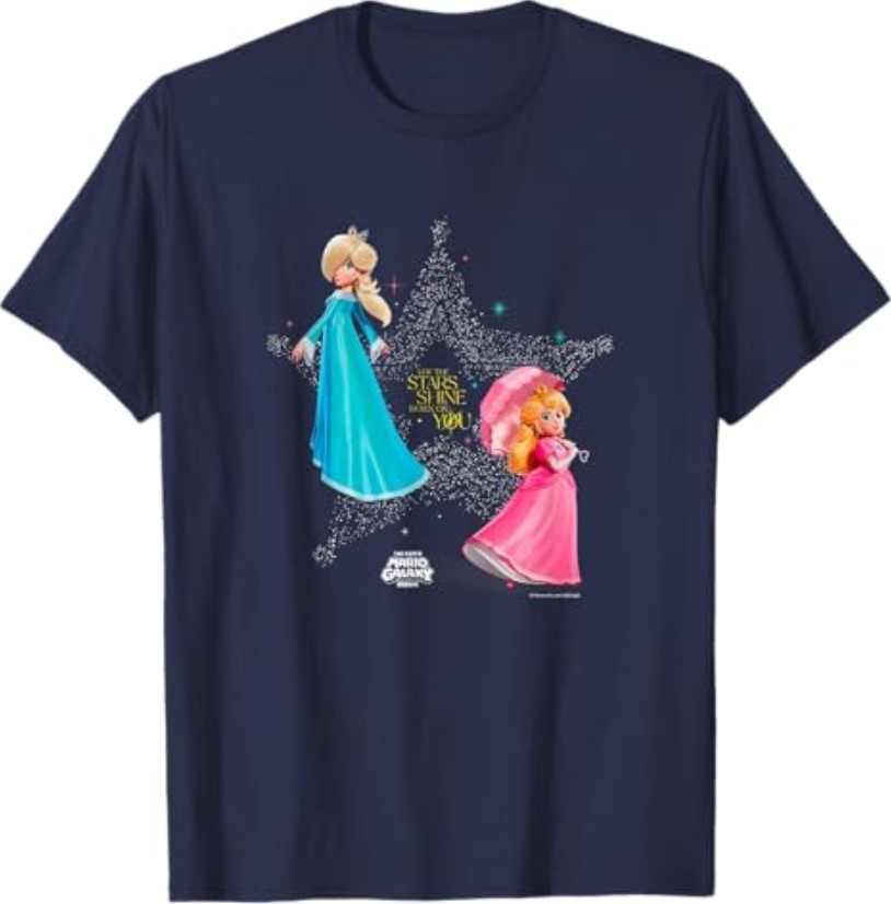 The Super Mario Galaxy Movie Starry Princess Duo T-Shirt gallery