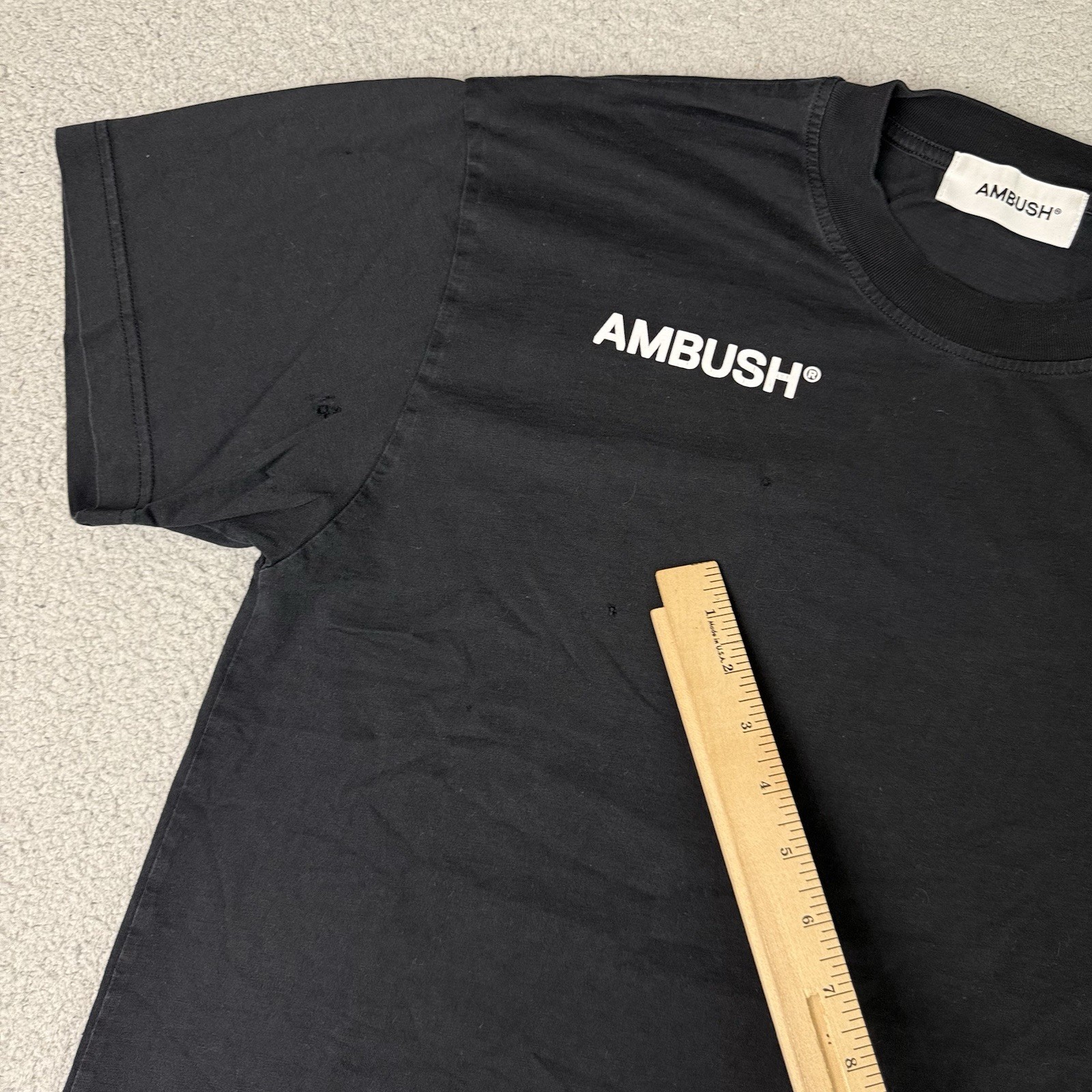Ambush T Shirt Adult Large Black Staff Show Tokyo Distressed Rare Tee Exclusive gallery