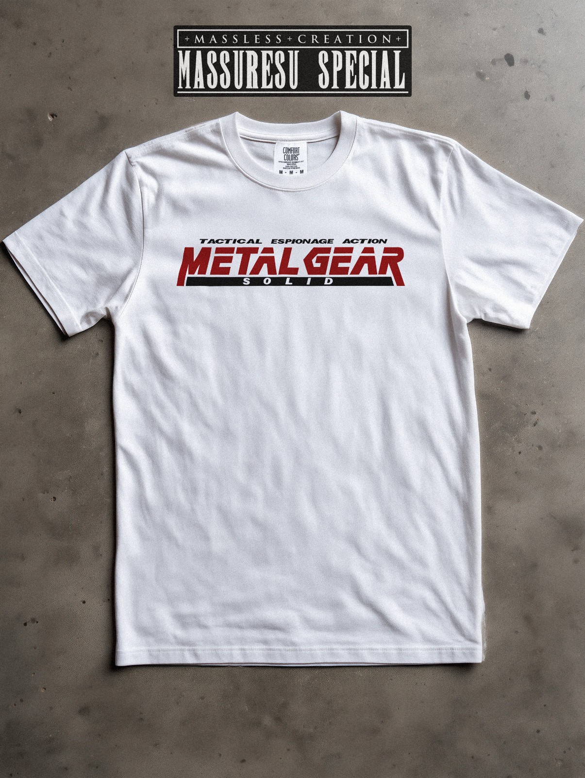 Metal Gear Solid [Snake Meryl v3] Premium T-Shirt - Kojima Solid Liquid Big Boss gallery