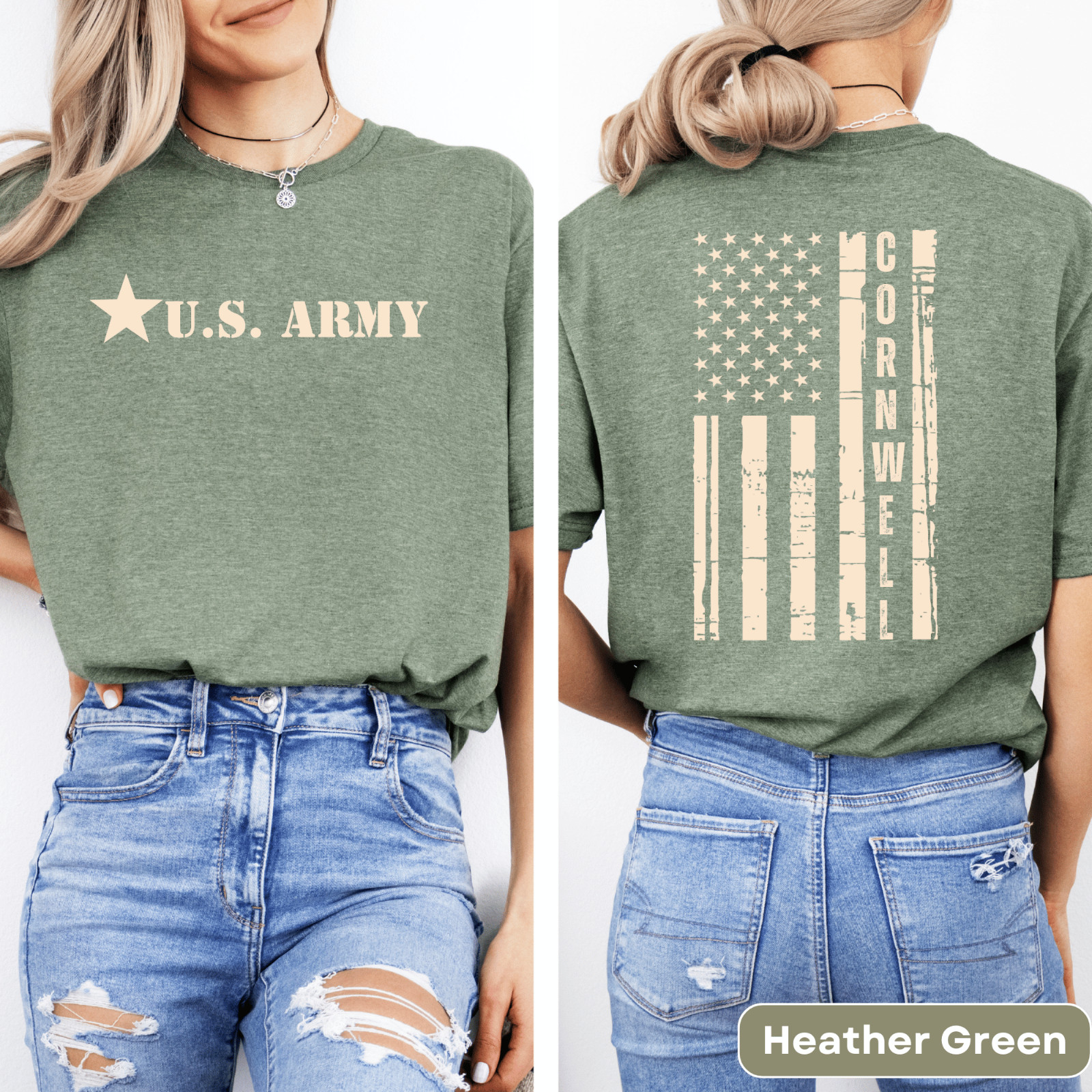 Custom U.S. Army T-Shirt for Army Familys, Graduations Welcome Home and Veterans gallery