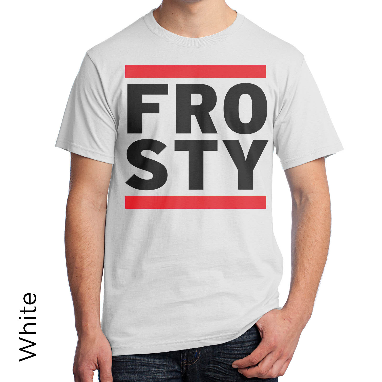 Frosty Graphic T-Shirt 80’s Retro Shirt DJ Music Urban Hip Hop