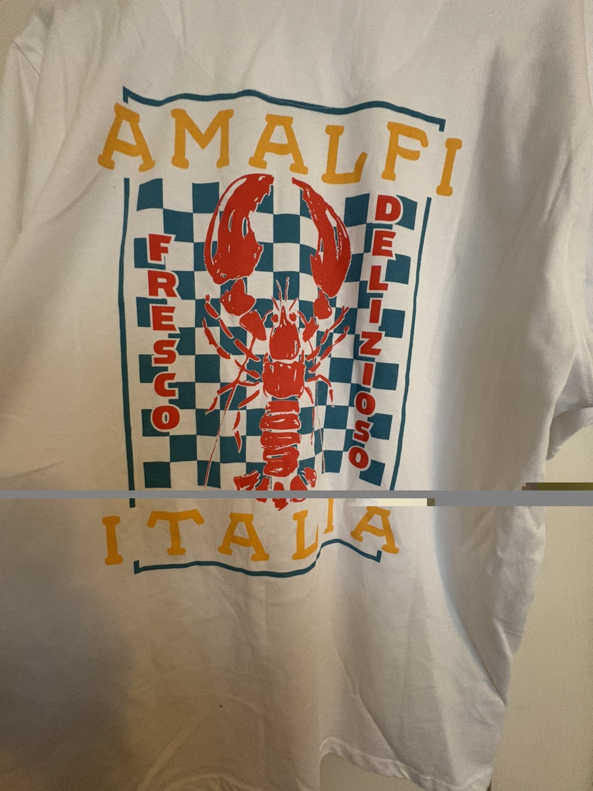 NWT Common People Mens XL White Heavyweight Graphic T Shirt . Amalfi Italia