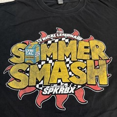 Lyrical Lemonade Summer Smash 2024 Spkrbx T Shirt Medium Crop Black Travis Scott