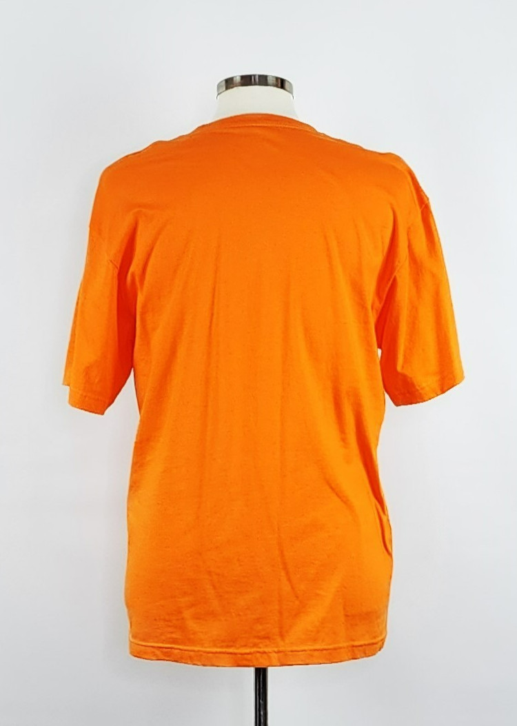 Halloween Tee Orange Jack-O-Lantern T-Shirt Men's Size Large New gallery