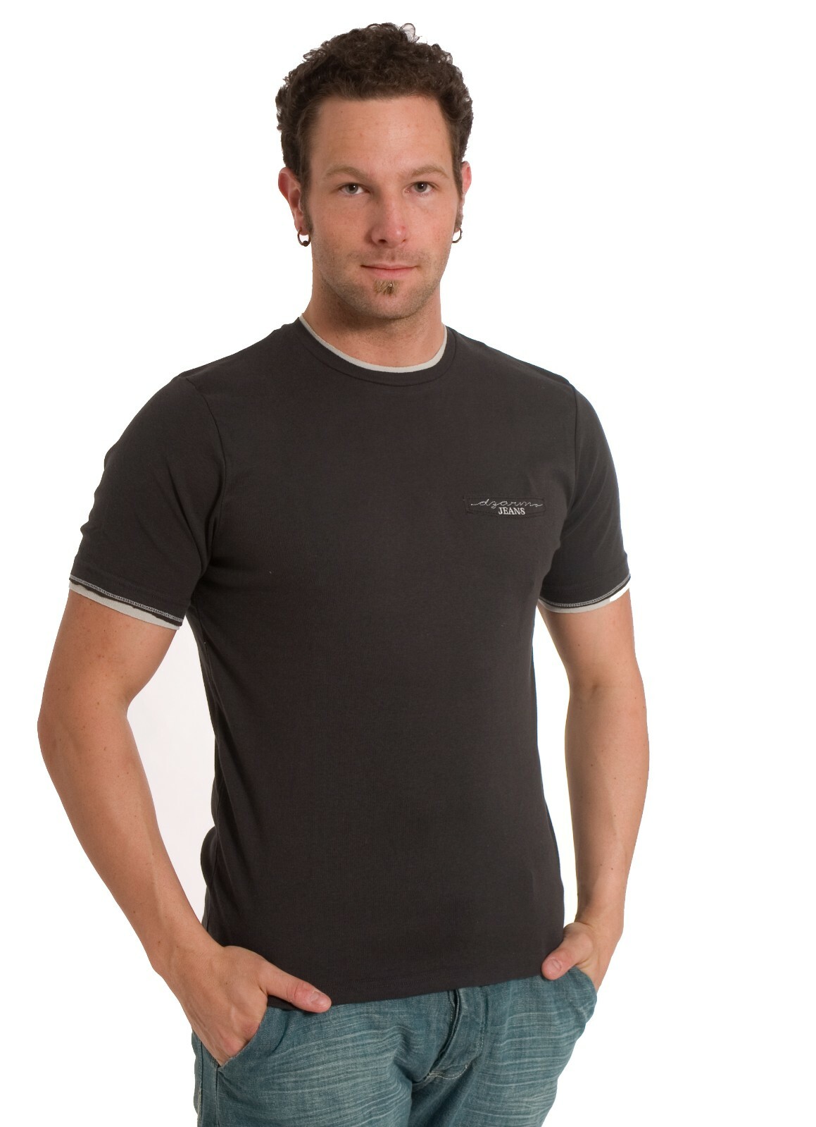 Hering Men’s Dzarm Casual Crew Neck Cotton T-Shirt 627L