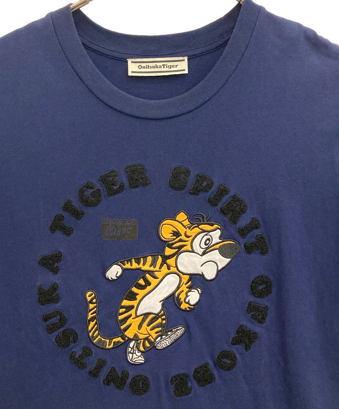 Onitsuka Tiger Graphic T-shirt Size: XL Navy Men 2183B179 gallery