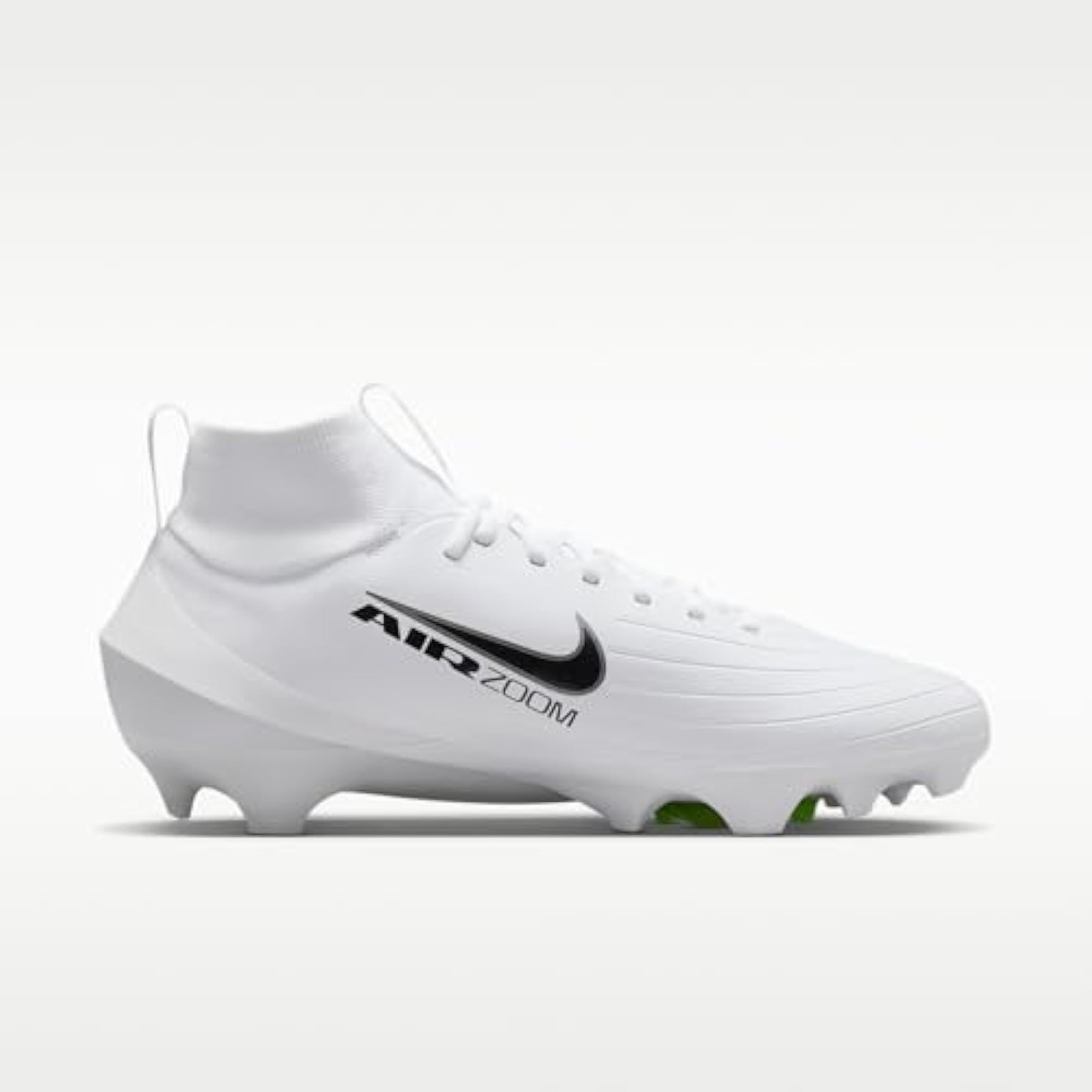 Nike Vapor Pro 1 Football Cleats (White/Volt Ice/Metallic Silver) Size 7.5 - Whi gallery