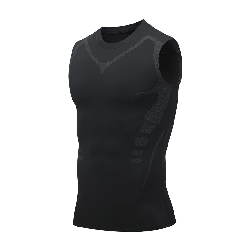 Men's New Vitaboost Compression Shirt Version Ionic Shaping Sleeveless Vest gallery