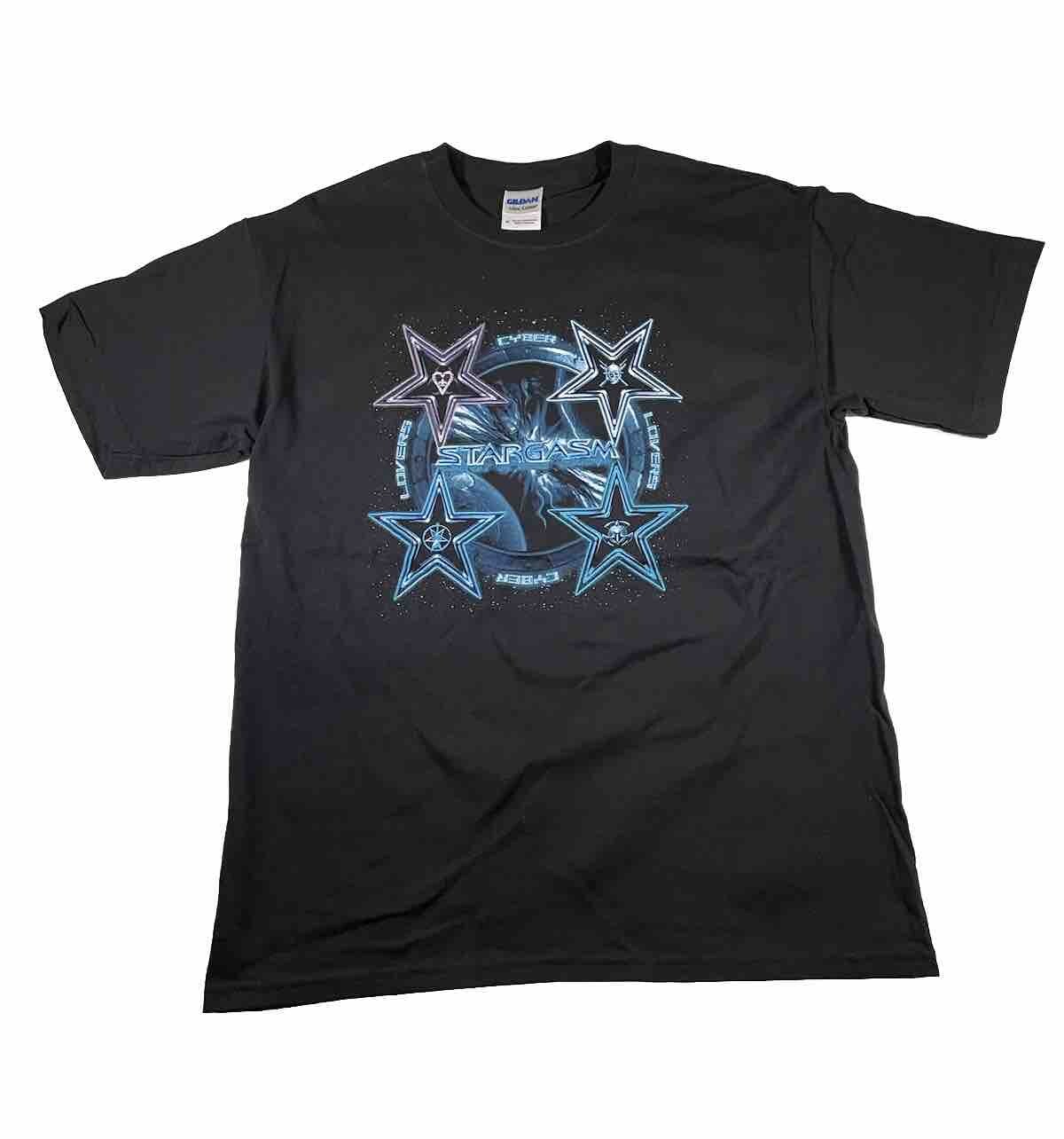 Y2K Stargasm Rock Band T Shirt M Las Vegas Goth Metal Cyber Lovers Album Promo gallery