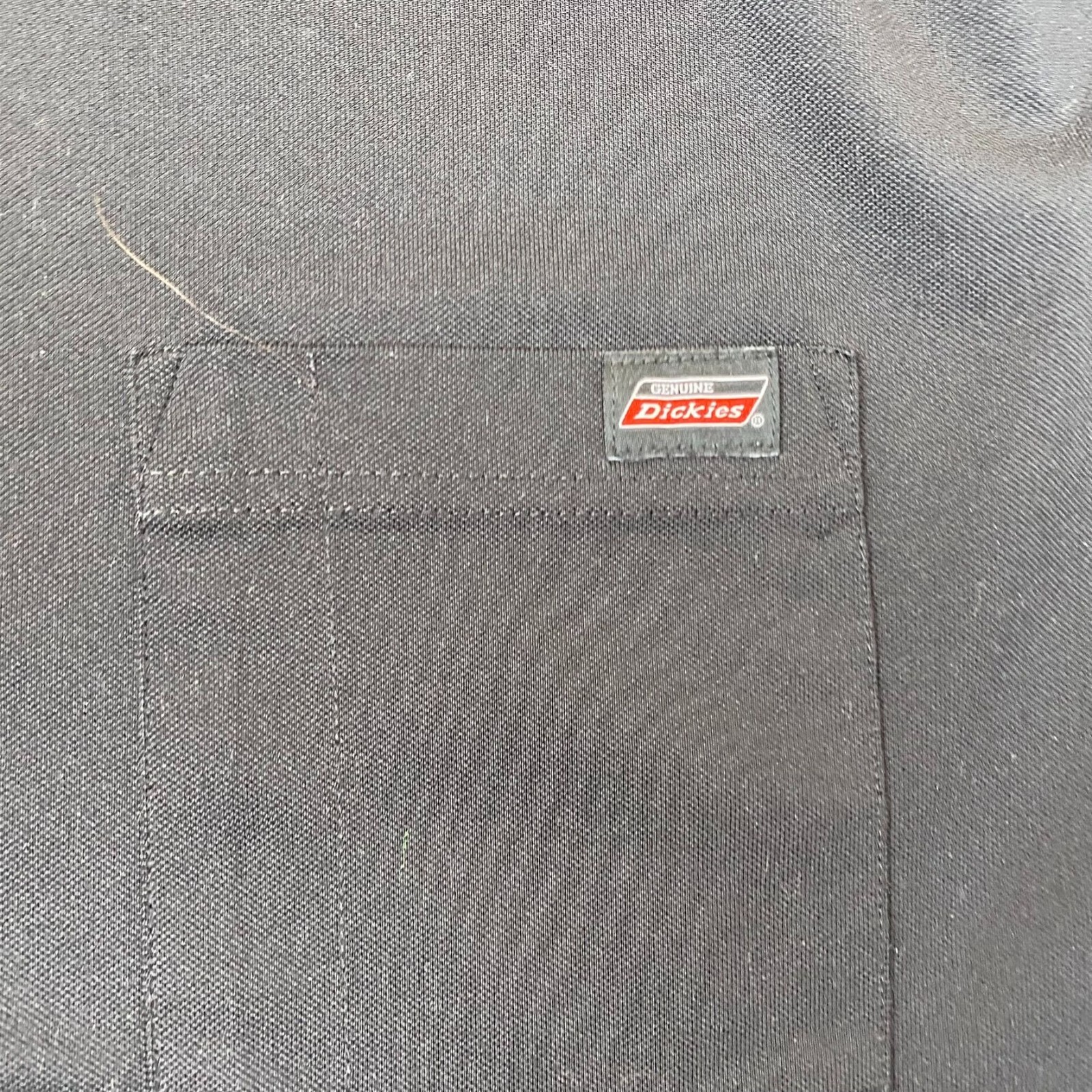 Genuine Dickies Mens T-Shirt Size 2XL Long-Sleeve Black Pocket Tee Classic gallery