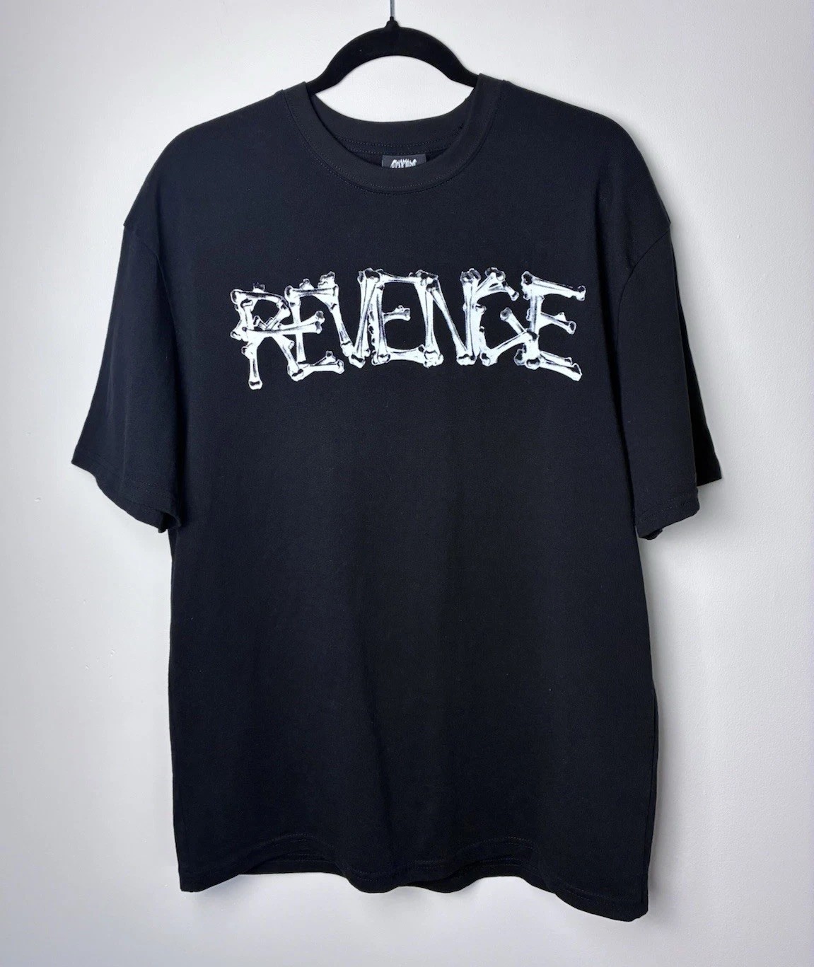 Black Revenge x OTF Lil Durk X-Ray Bones T-shirt – Size M – USA Made – VGC!