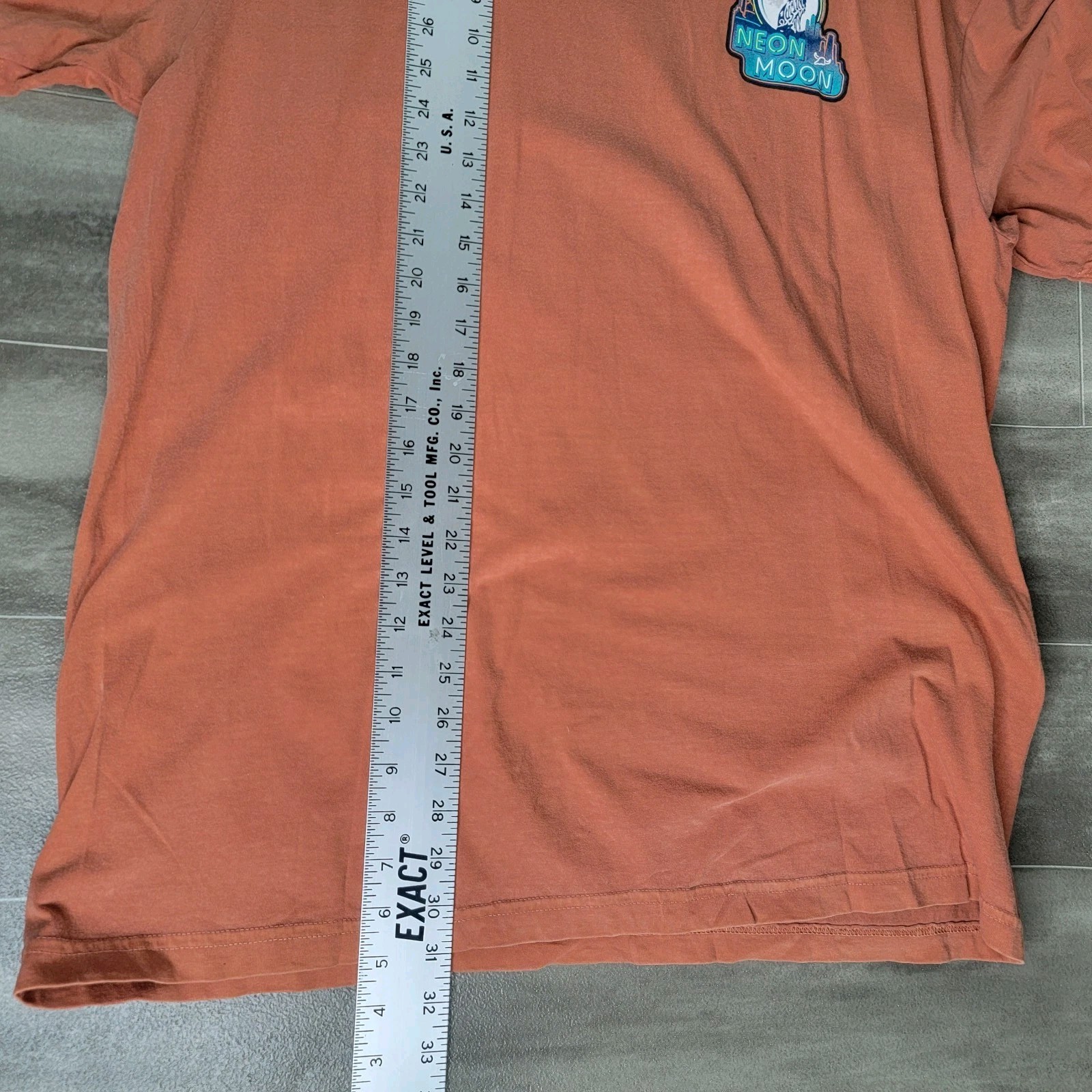 Brooks and Dunn Neon Moon T Shirt & Trucker Snapback Hat Orange Texas Saloon Lot gallery