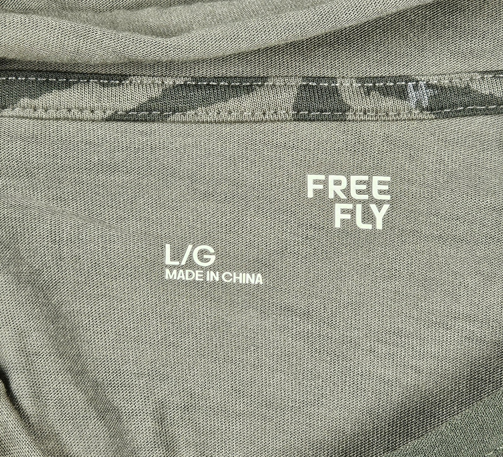 Free Fly Bamboo Lighweight Hoodie Mens Large Canopy Print Dark Forest NWT gallery