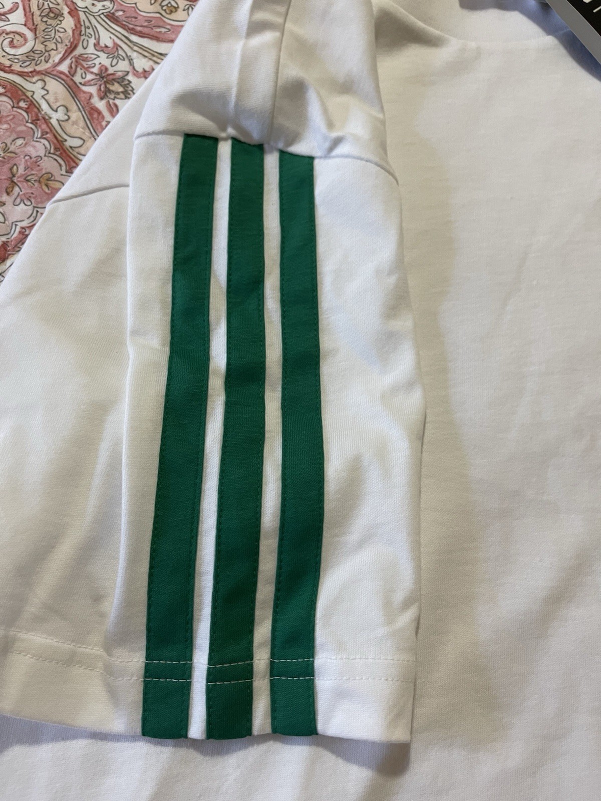 Adidas Large 2026 Mexico Soccer DNA Tee Shirt White Green JZ6471 NWT gallery