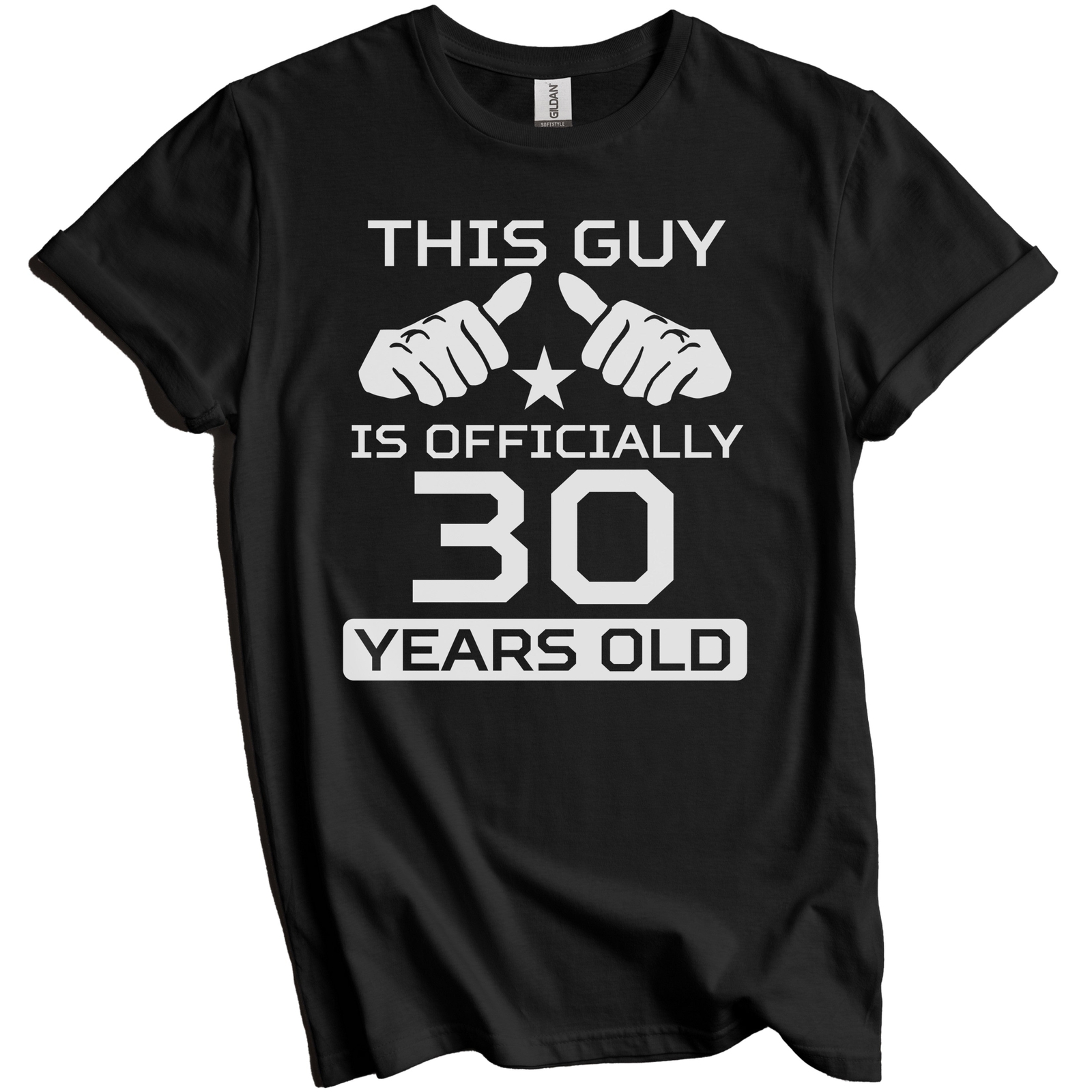 This Guy Is Officially 30 Years Funny 30th Birthday T-Shirt 30th Birthday Gift
