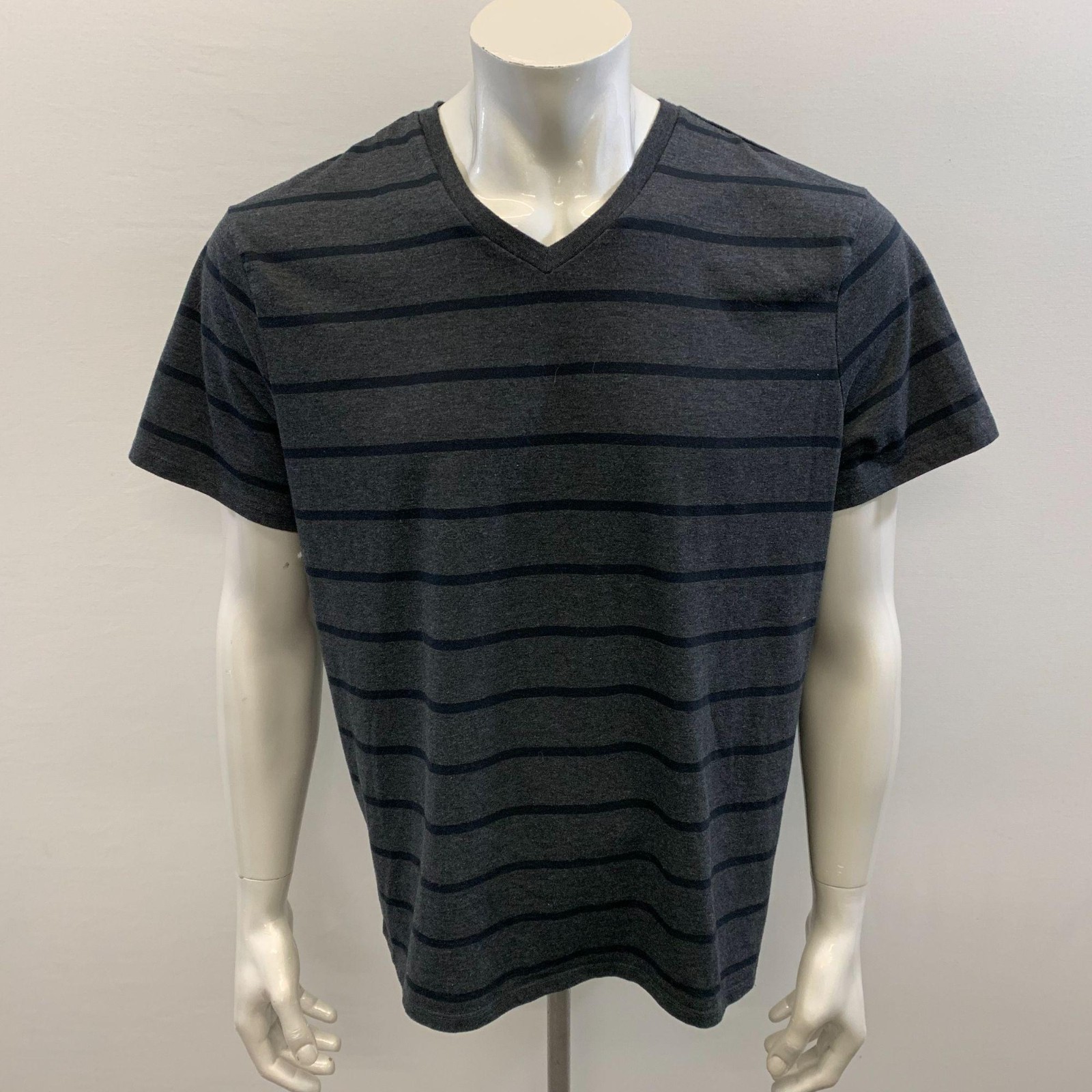 Distillery Apparel Second to none Grey striped Men's Slim Fit Size XL Polyester gallery