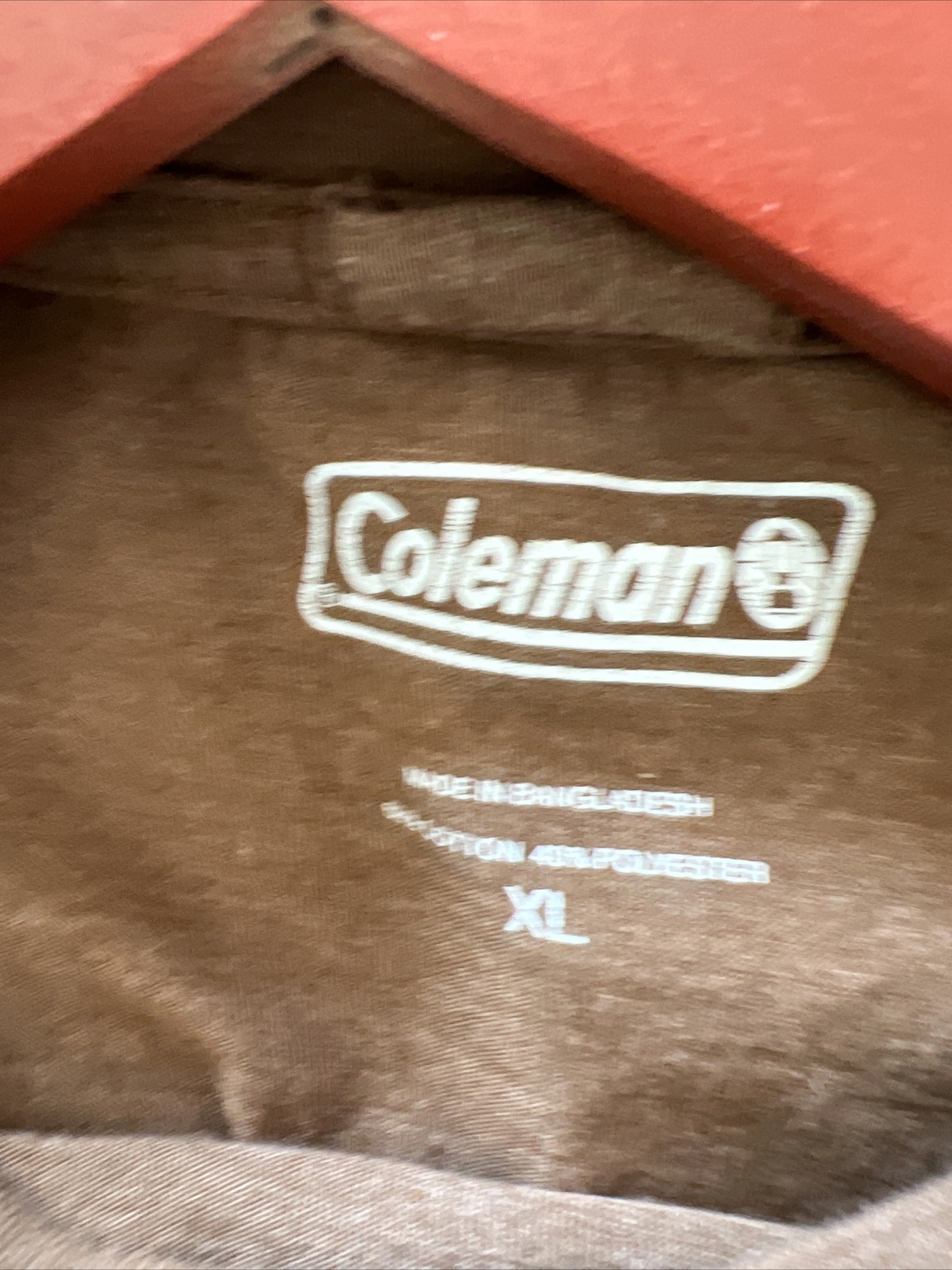 Coleman X Large (2-blue Or 1 Tan Brown) pocket cotton/poly T-shirt gallery