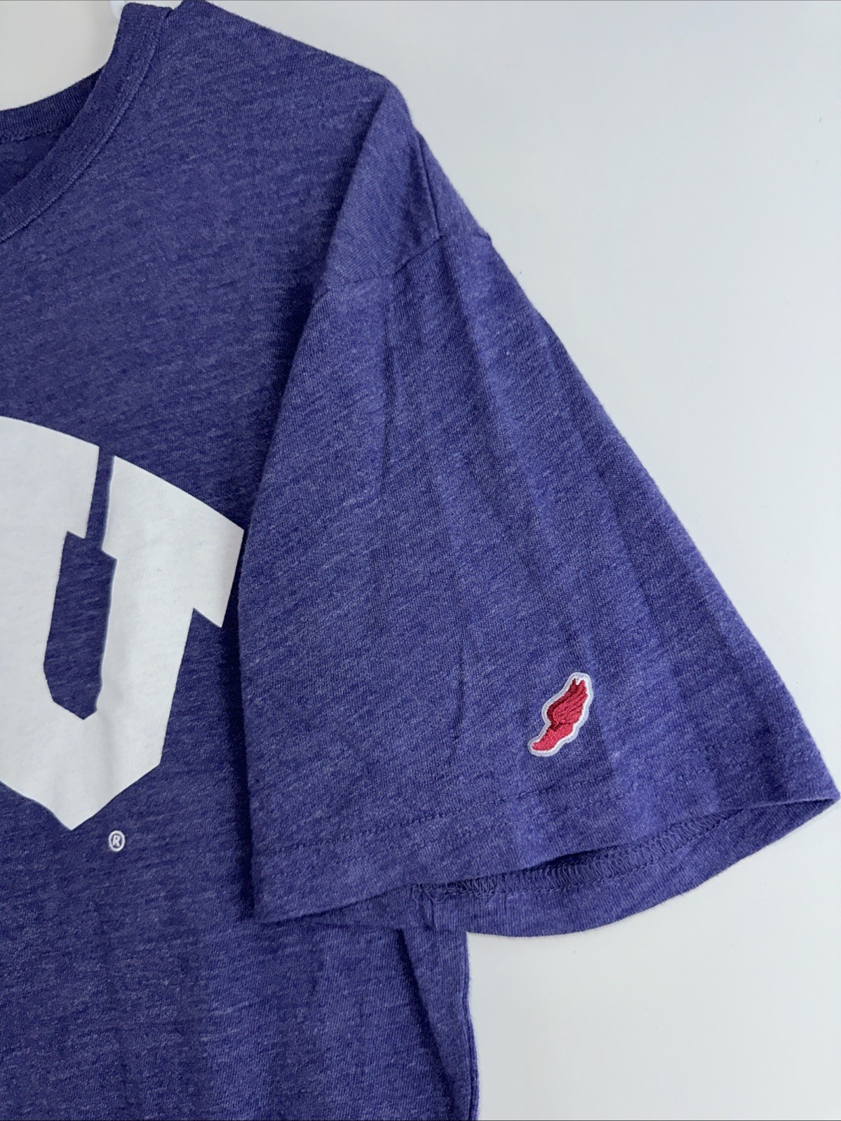 5333 The League TCU Horned Frogs Men’s Large Purple Poly Cotton Blend T-shirt gallery