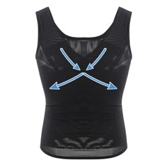 Men Extreme Compression Shirt to Hide Gynecomastia Moobs Chest Undershirt Shaper