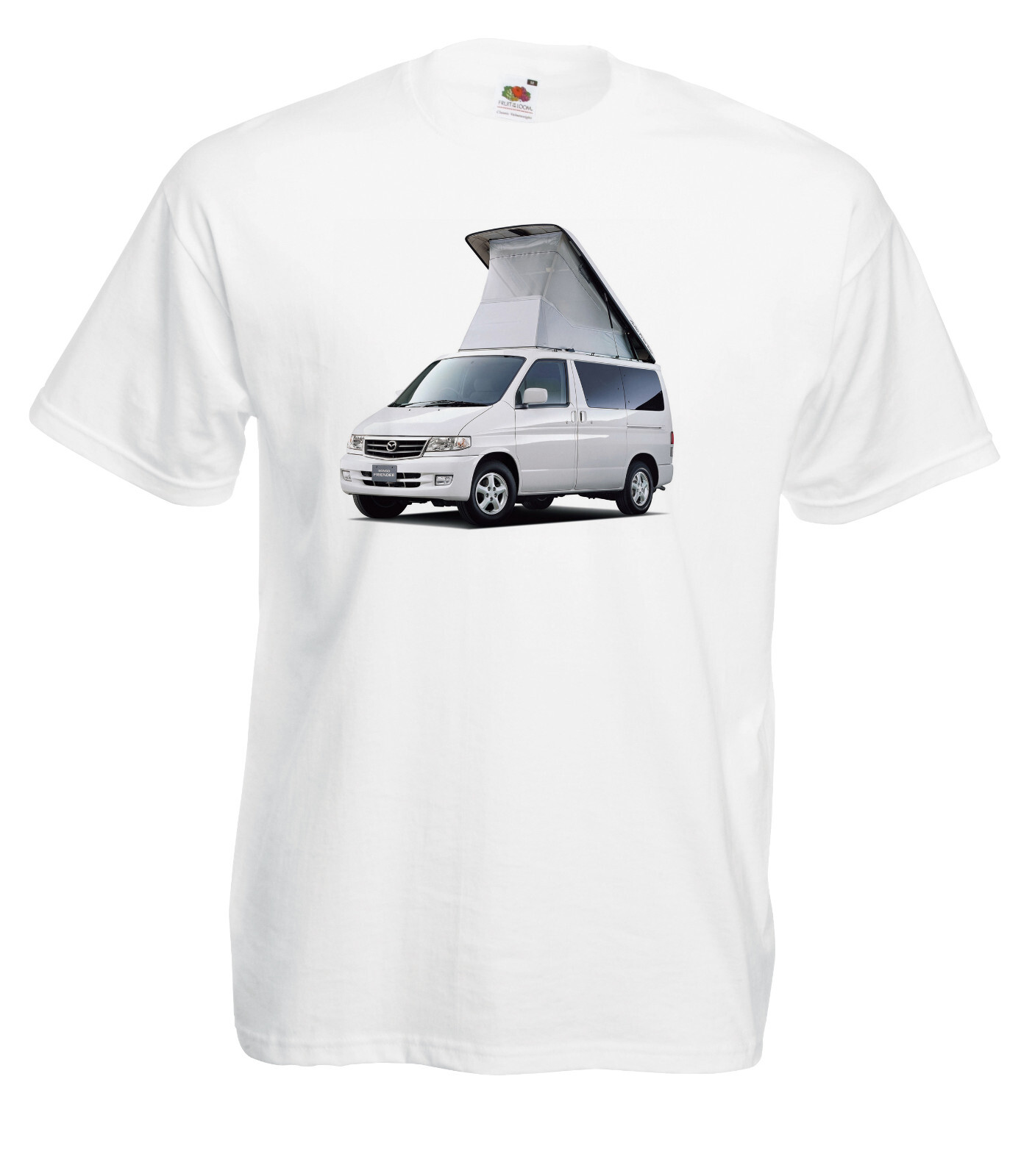 Mazda Bongo Pop top Campervan Motorhome t-shirt