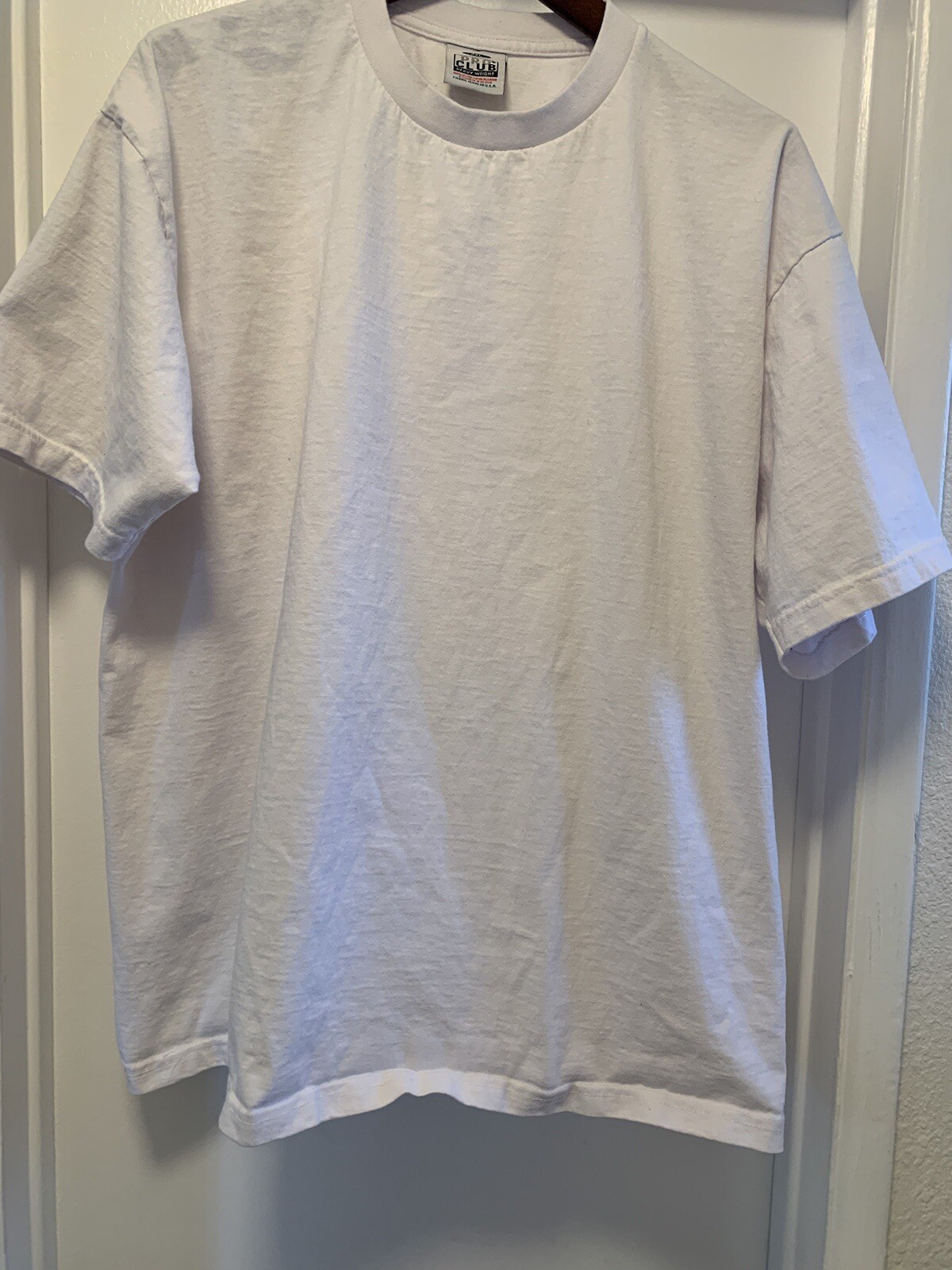 1 NEW PROCLUB LT XL HEAVY WEIGHT T-SHIRT PLAIN TEE PRO CLUB COLOR BLANK gallery