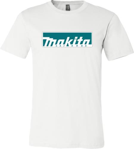 Makita Tools Blue WHITE Logo shirt 6 Sizes adult S-6XL! Fast Ship! gallery
