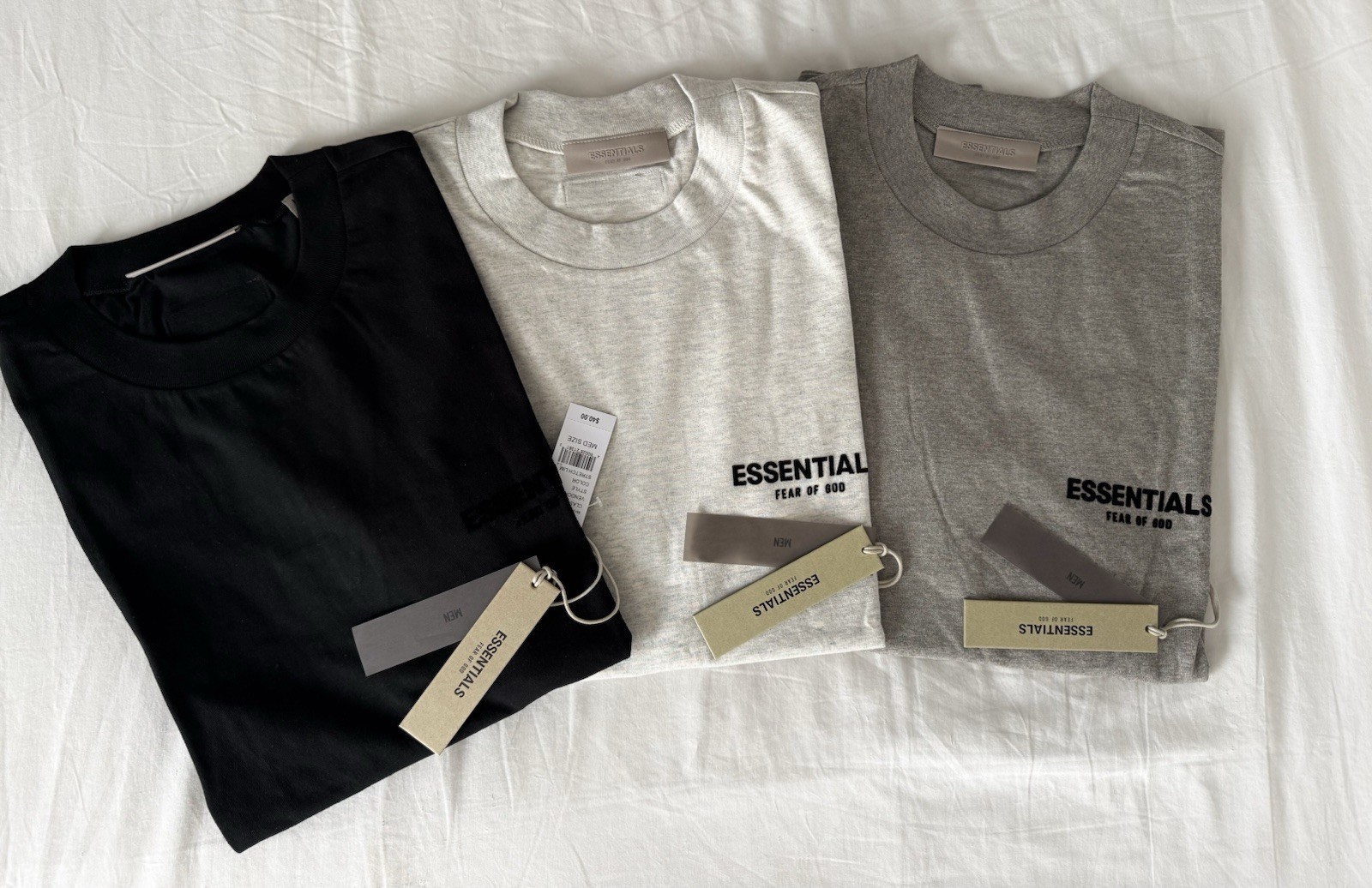 Fear of God Essentials Original Authentic Logo T-Shirt Men’s Streetwear Tee
