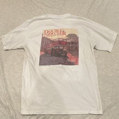 Double Decker Festival Graphic White Cotton Men’s T-Shirt Medium