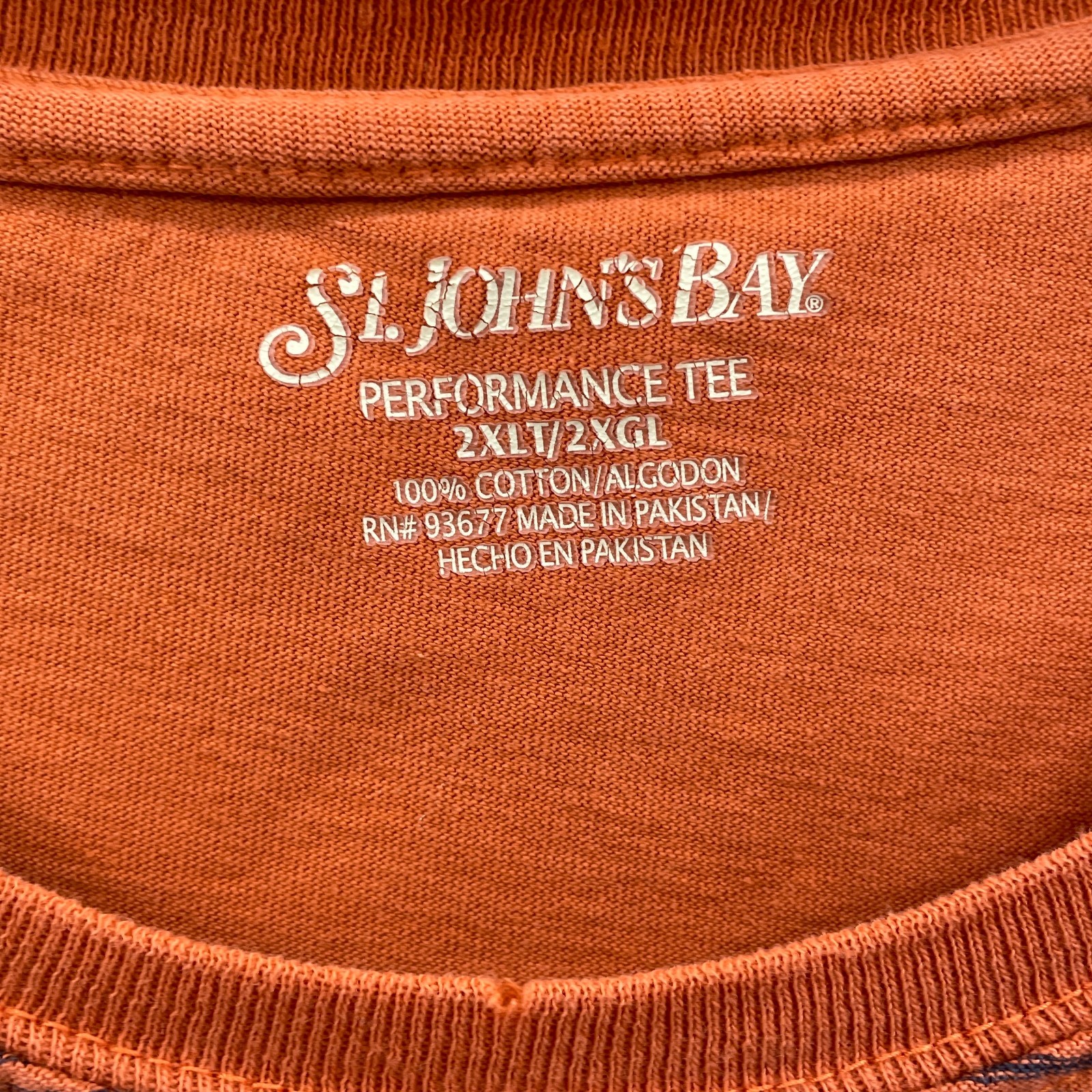 St. Johns Bay Performance T-Shirt Mens 2XLT 90s Workwear Gorpcore Camping Hiking gallery