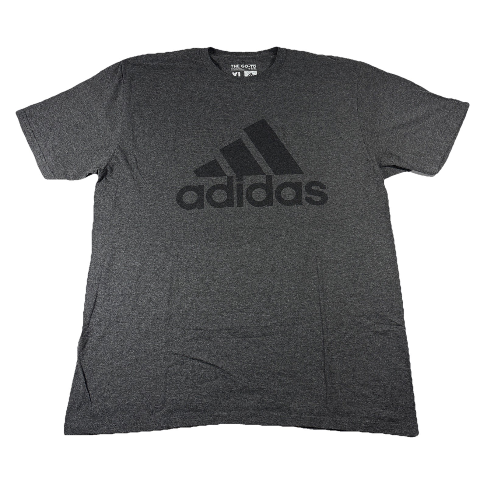 Adidas Men’s XL Amplifier Grey Short Sleeve Athletic Running Casual GO TO TEE gallery