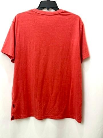 Lucky Brand T-Shirt Mens Large Coral Red Heather Short Sleeve Crew Neck Tee gallery