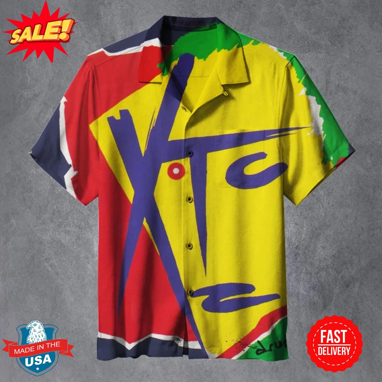 XTC – Drums & Wires |Unisex Hawaiian Shirt