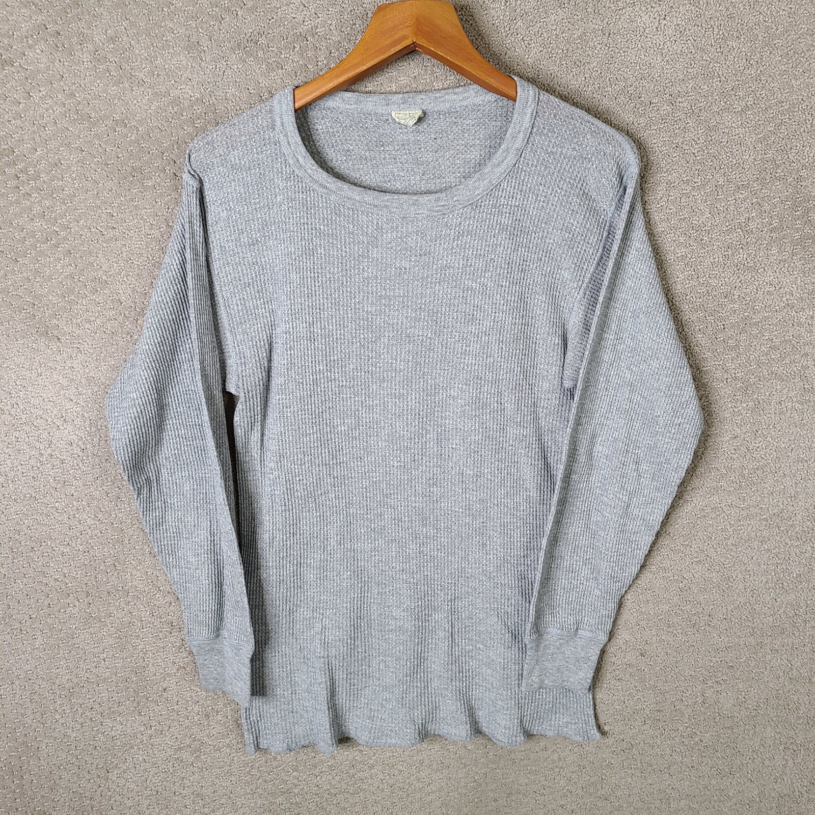 North West Territory Shirt Mens XL Gray Waffle Knit Thermal Long Sleeve USA gallery