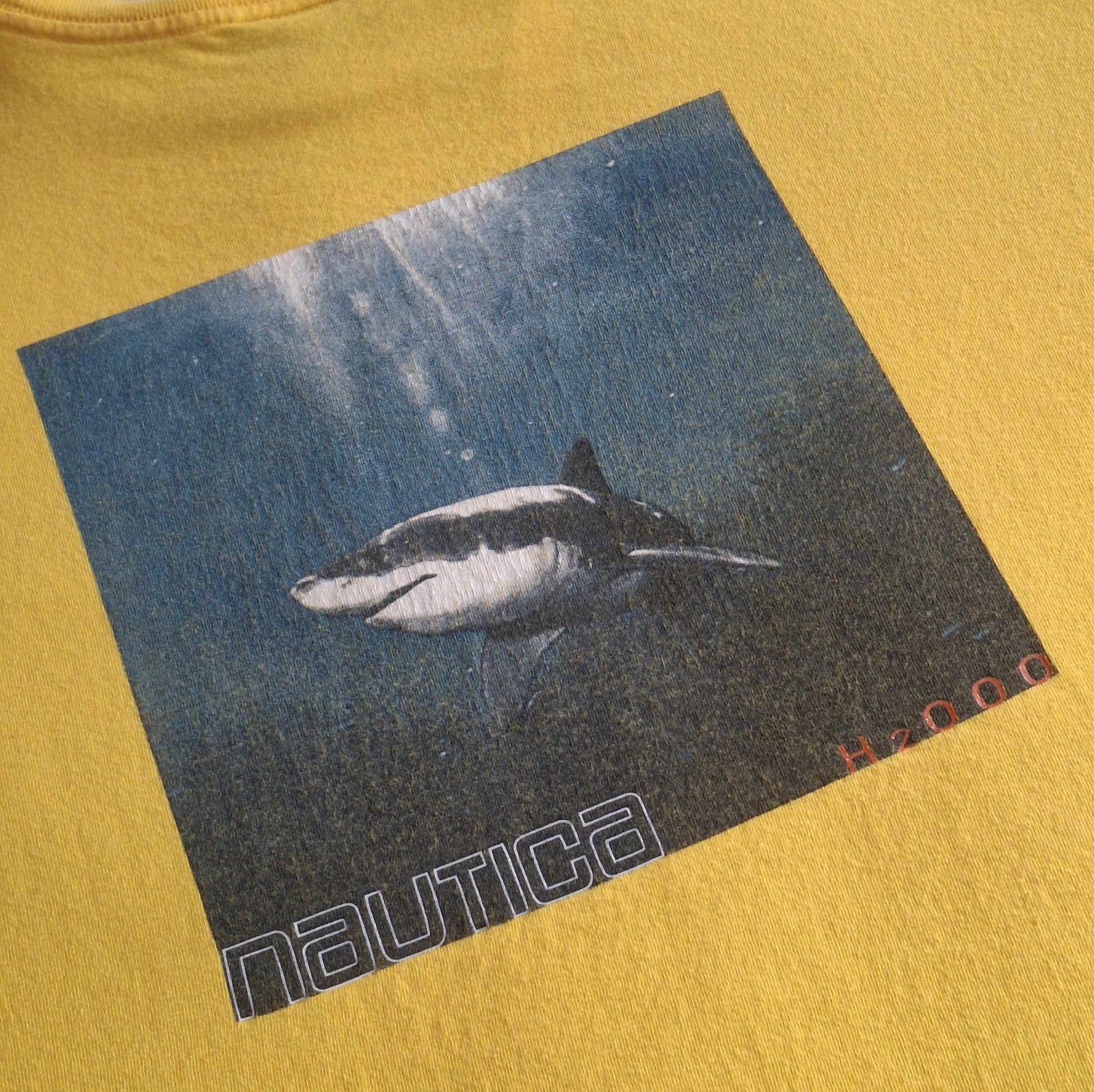Vintage Y2K Nautica Made In USA "H2000" Men's XL Graphic Short-Sleeve T-Shirt gallery